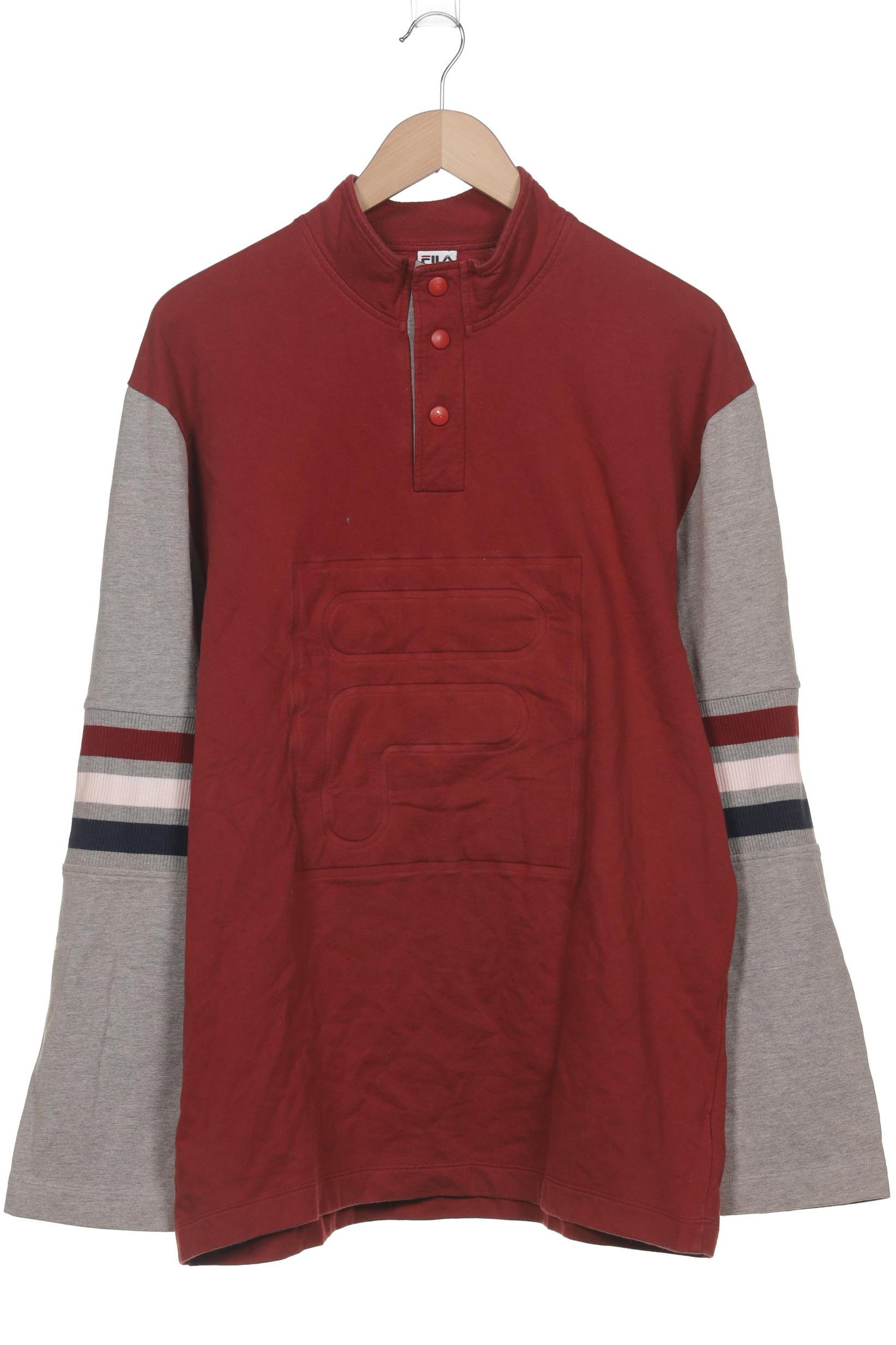 

Fila Herren Sweatshirt, bordeaux, Gr. 54
