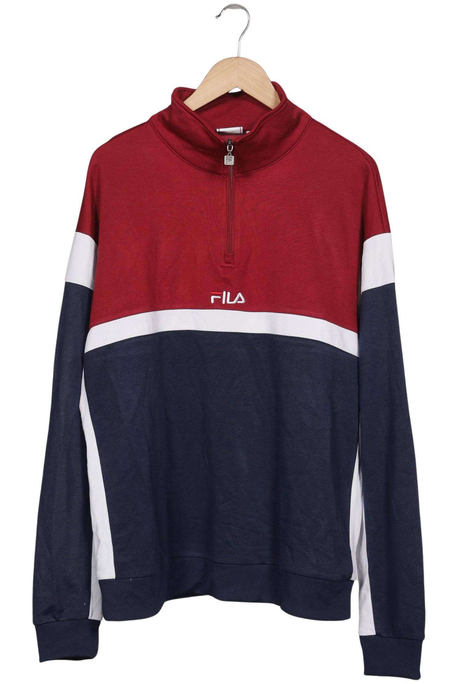 

Fila Herren Sweatshirt, bordeaux, Gr. 56