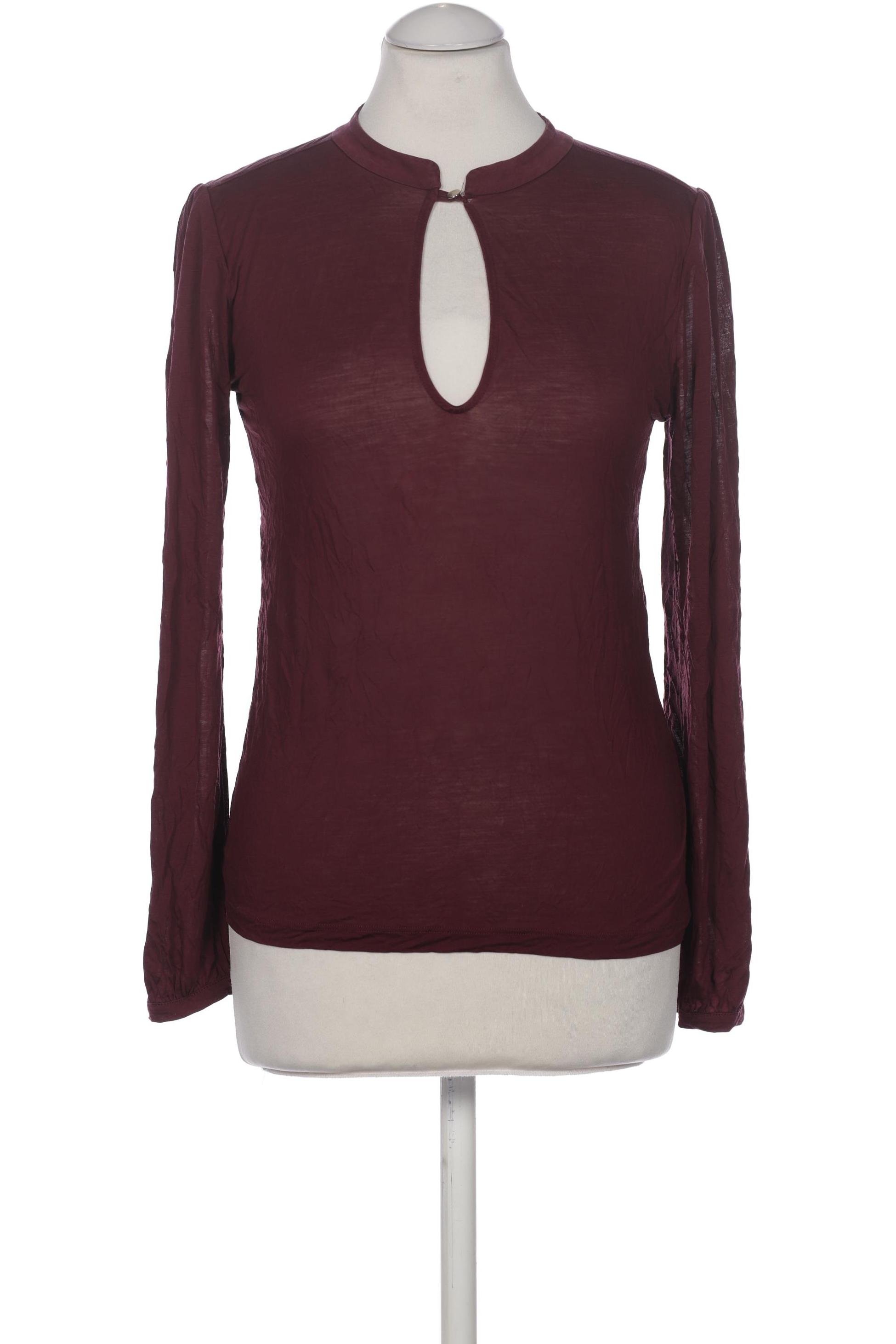 

Filippa K Damen Langarmshirt, bordeaux, Gr. 36