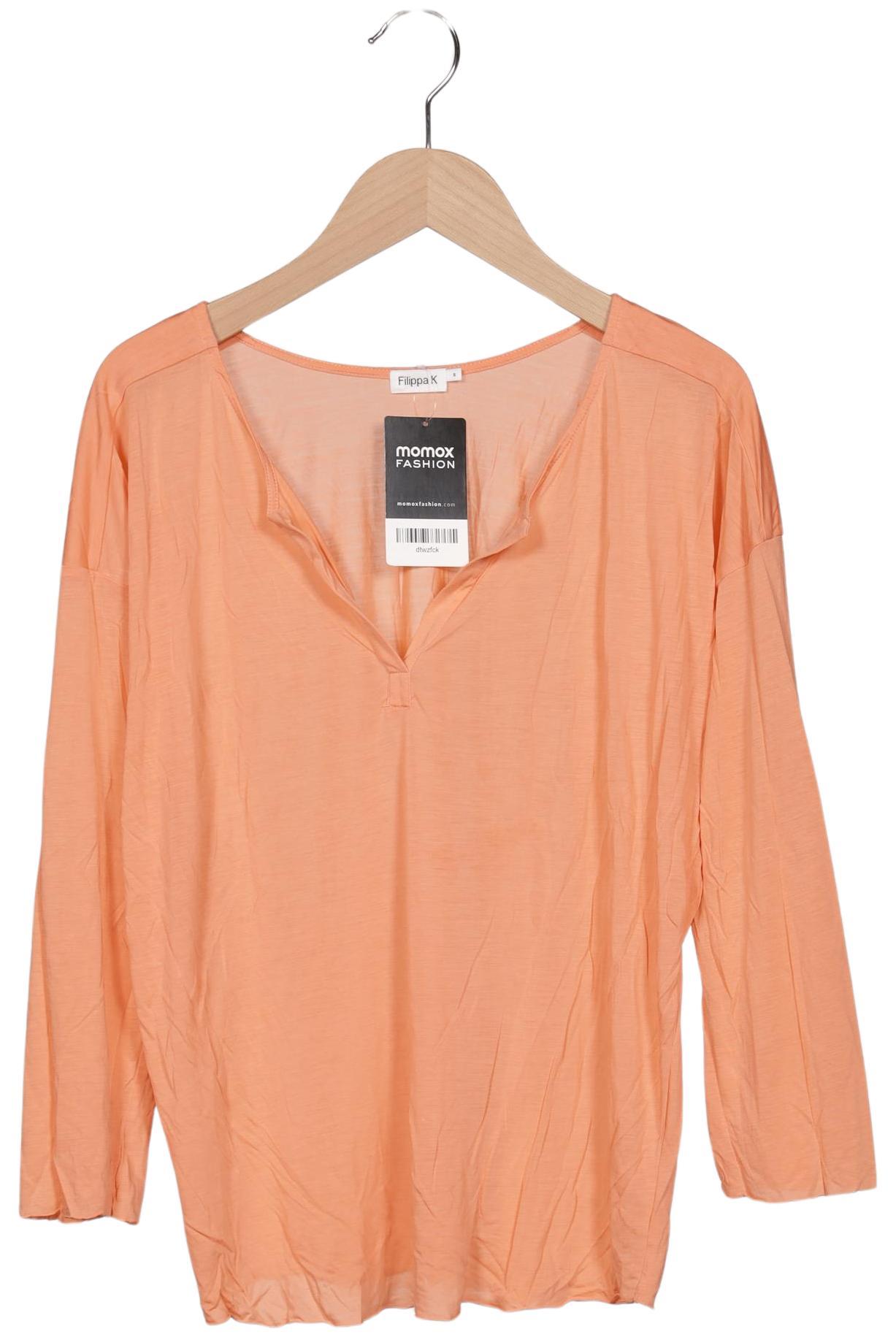 

Filippa K Damen Langarmshirt, orange, Gr. 36