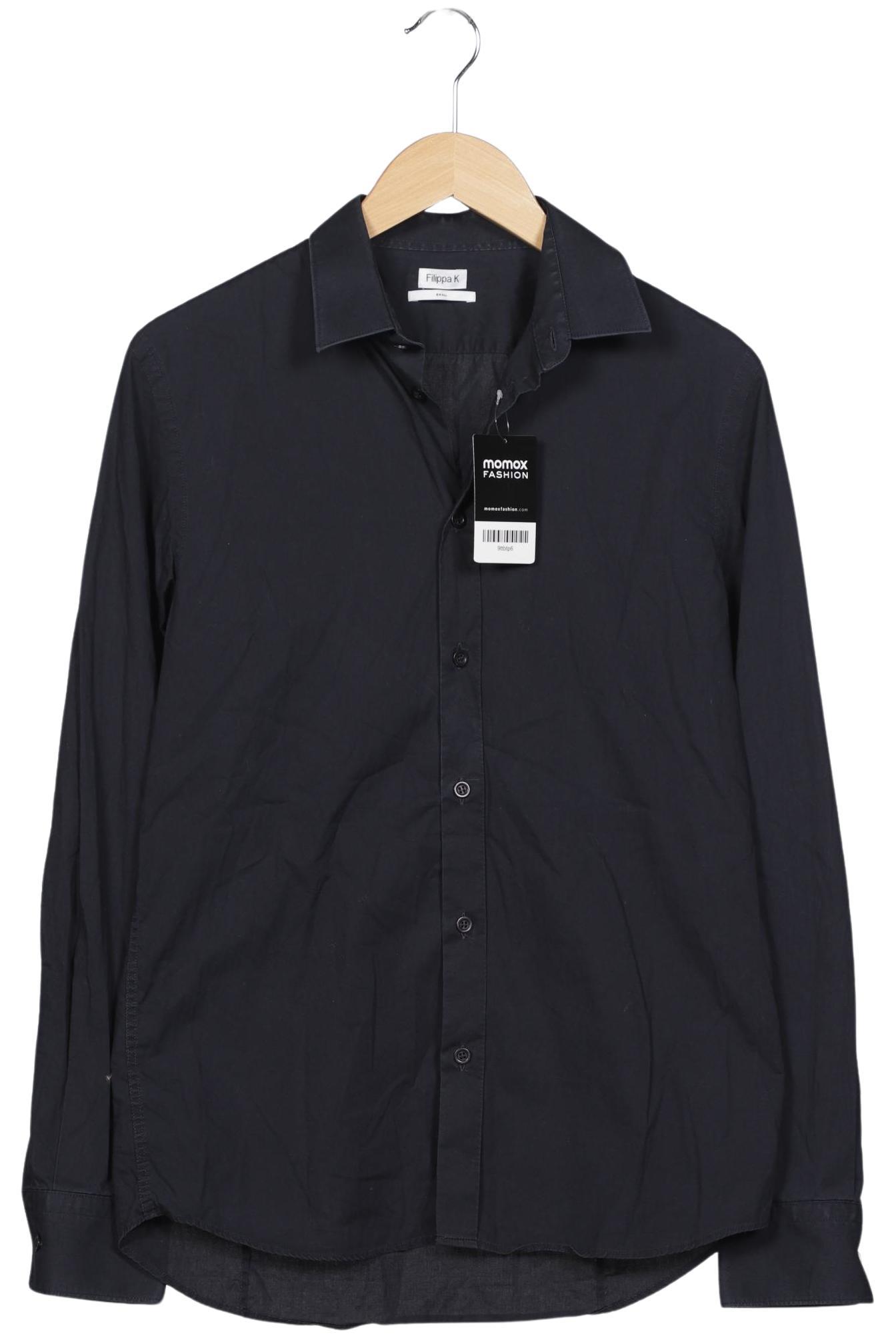 Thumbnail - Filippa K Herren Hemd, marineblau, Gr. 46