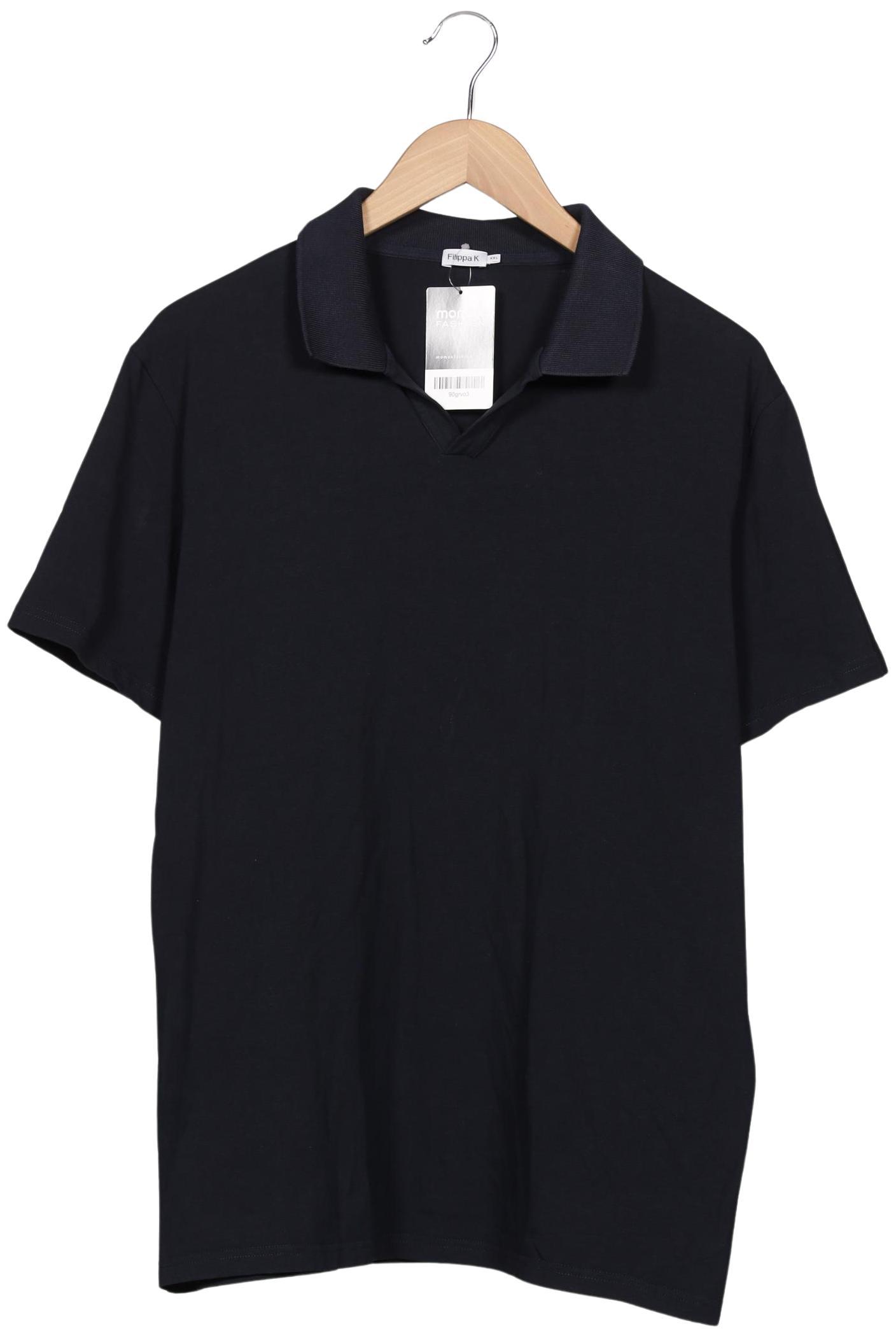 Thumbnail - Filippa K Herren Poloshirt, marineblau, Gr. 56