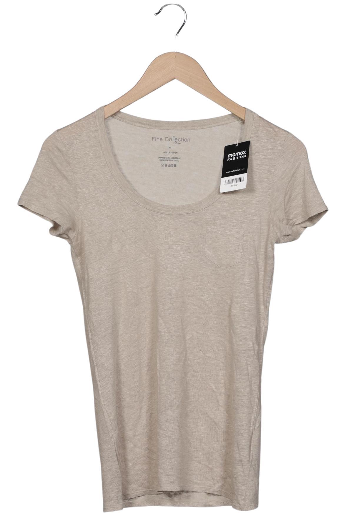 

Fine Collection Damen T-Shirt, beige, Gr. 34