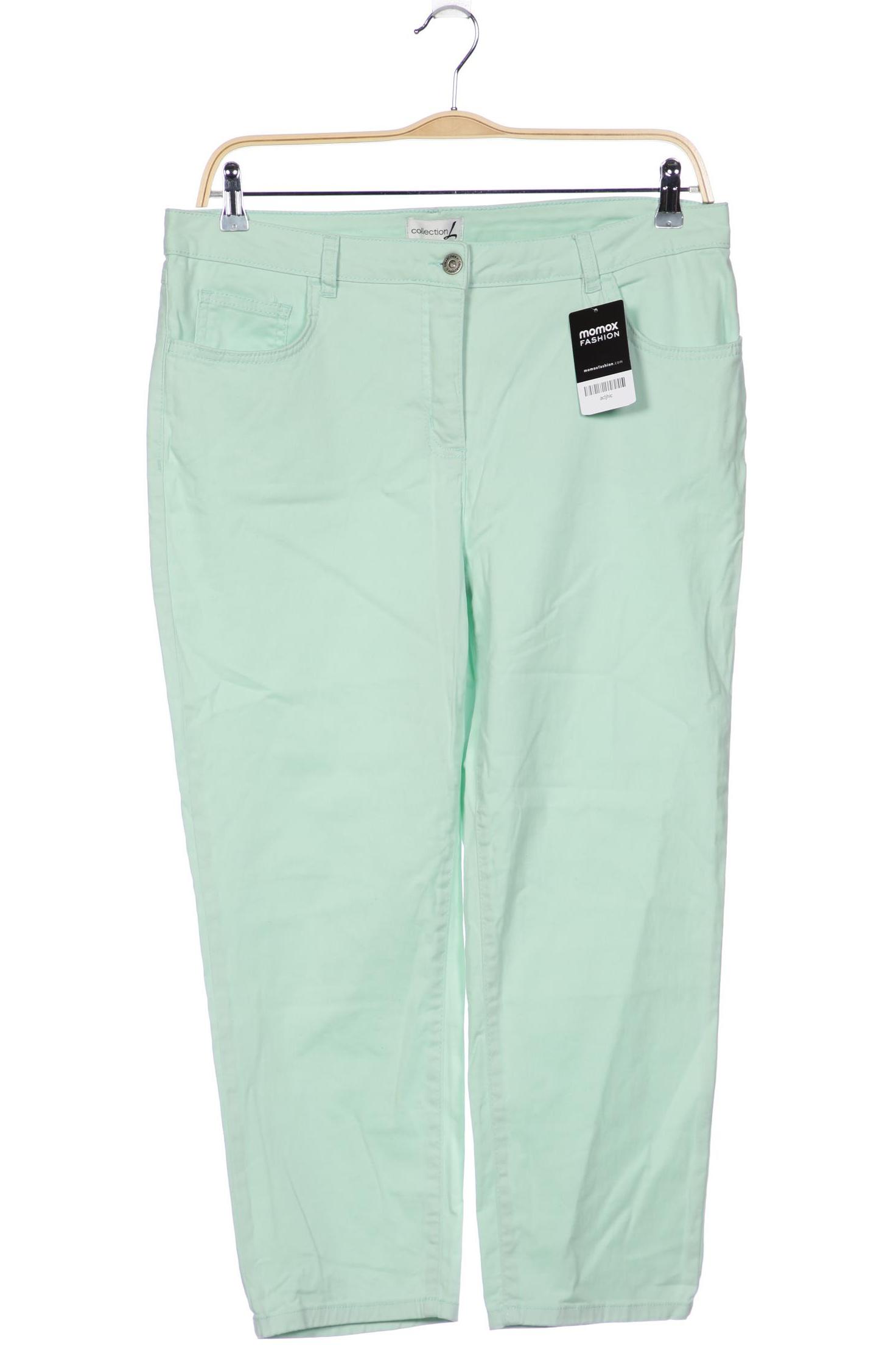

Fine Collection Damen Stoffhose, hellgrün, Gr. 34