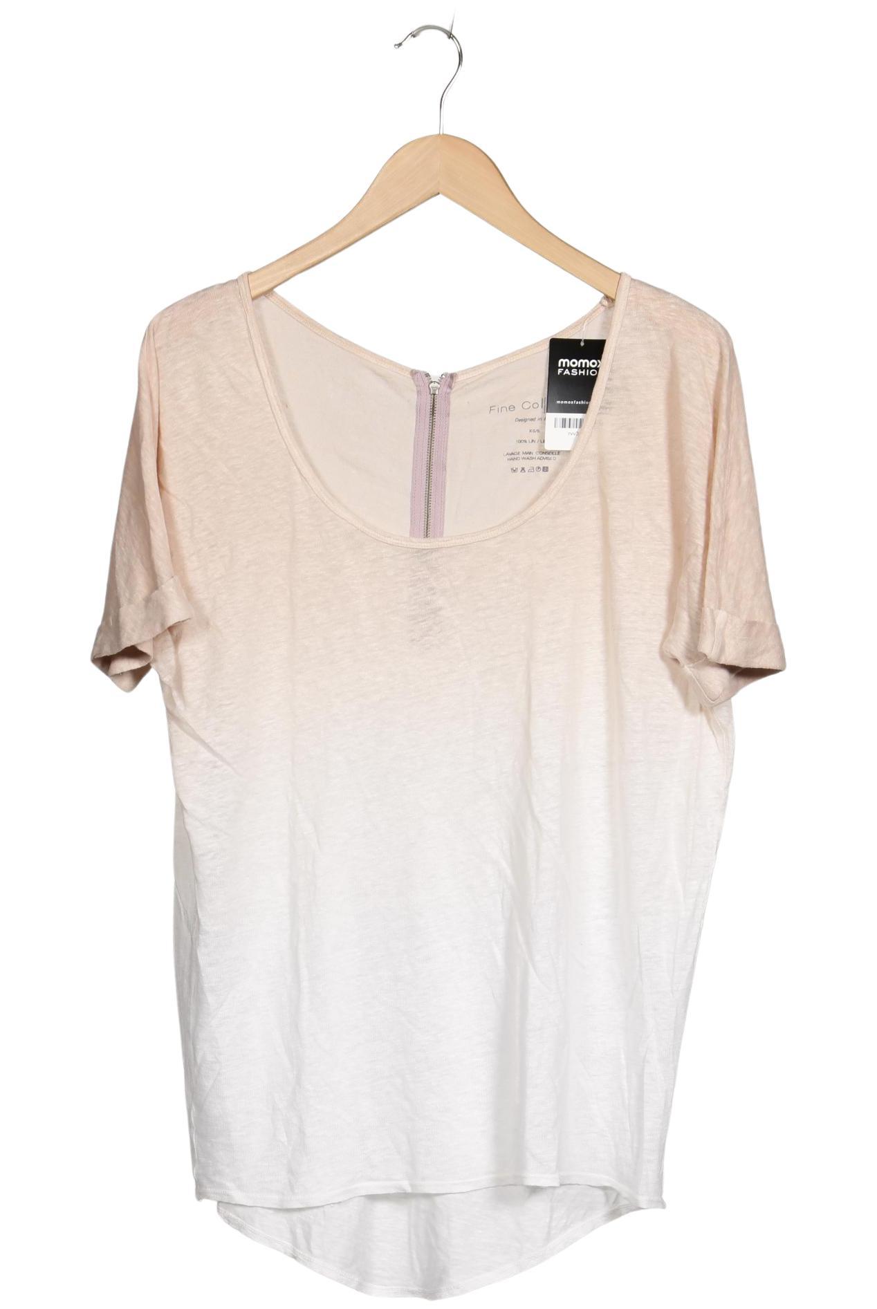 

Fine Collection Damen T-Shirt, beige, Gr. 34