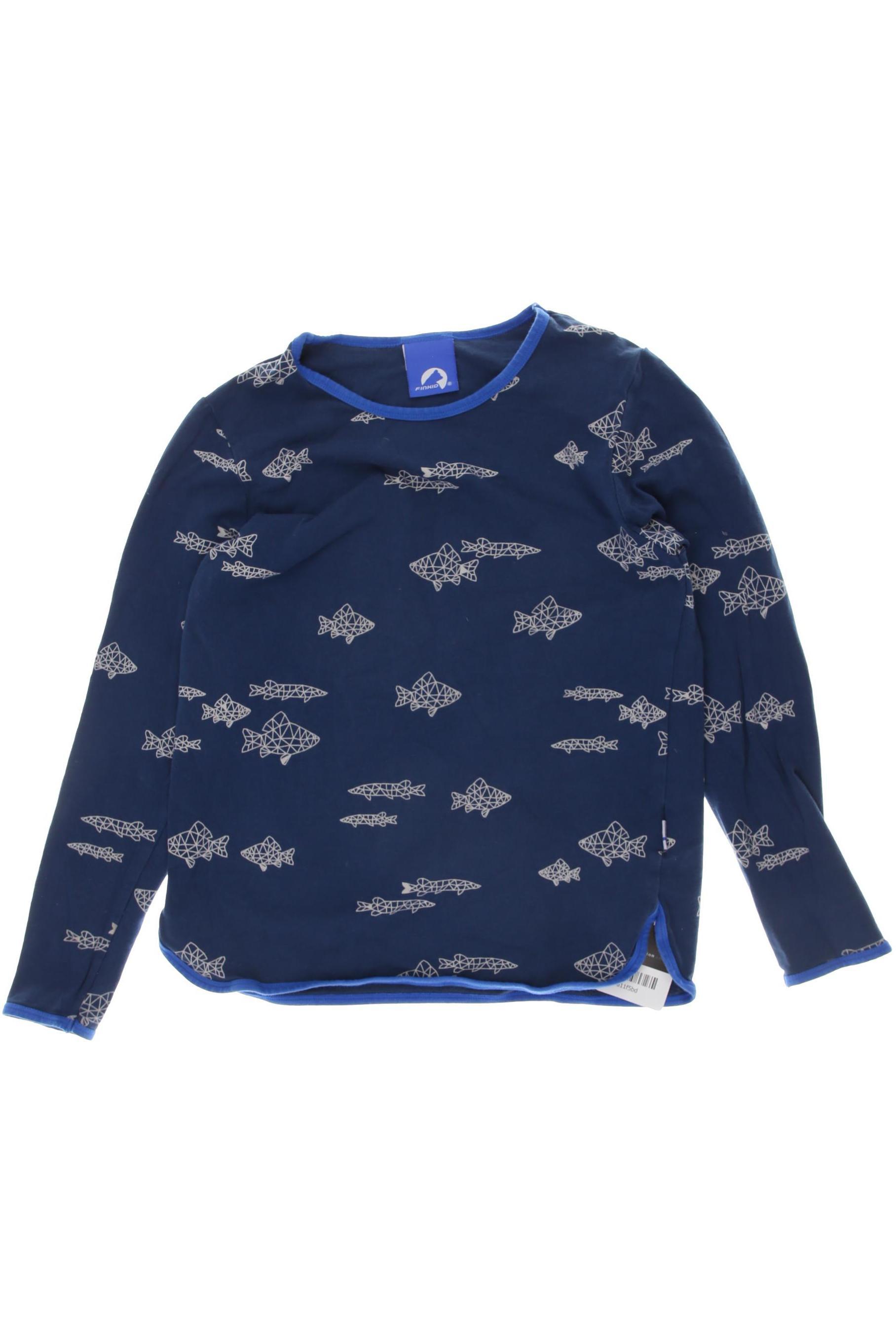 

Finkid Jungen Langarmshirt, blau, Gr. 134