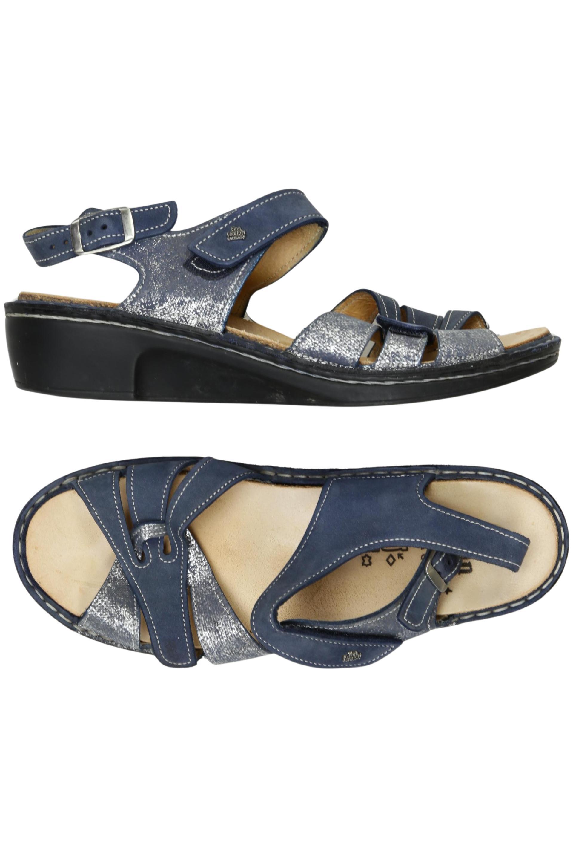 

Finn comfort Damen Sandale, marineblau, Gr. 6