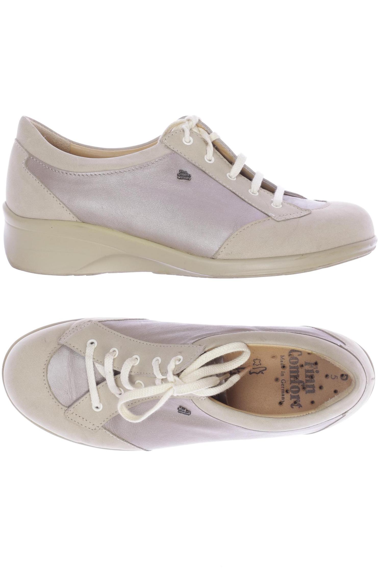 

Finn comfort Damen Halbschuh, beige, Gr. 5