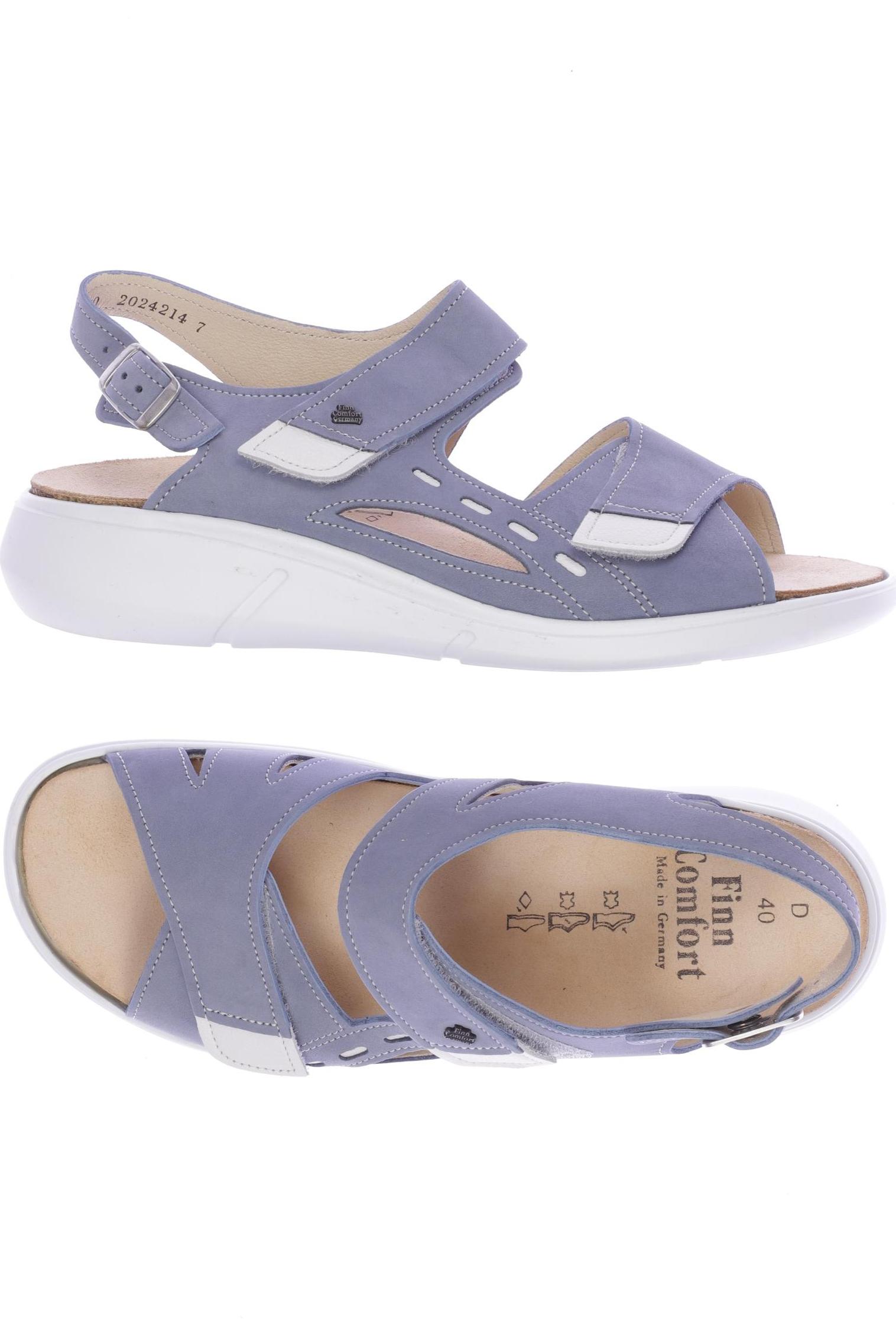 

Finn comfort Damen Sandale, hellblau, Gr. 40