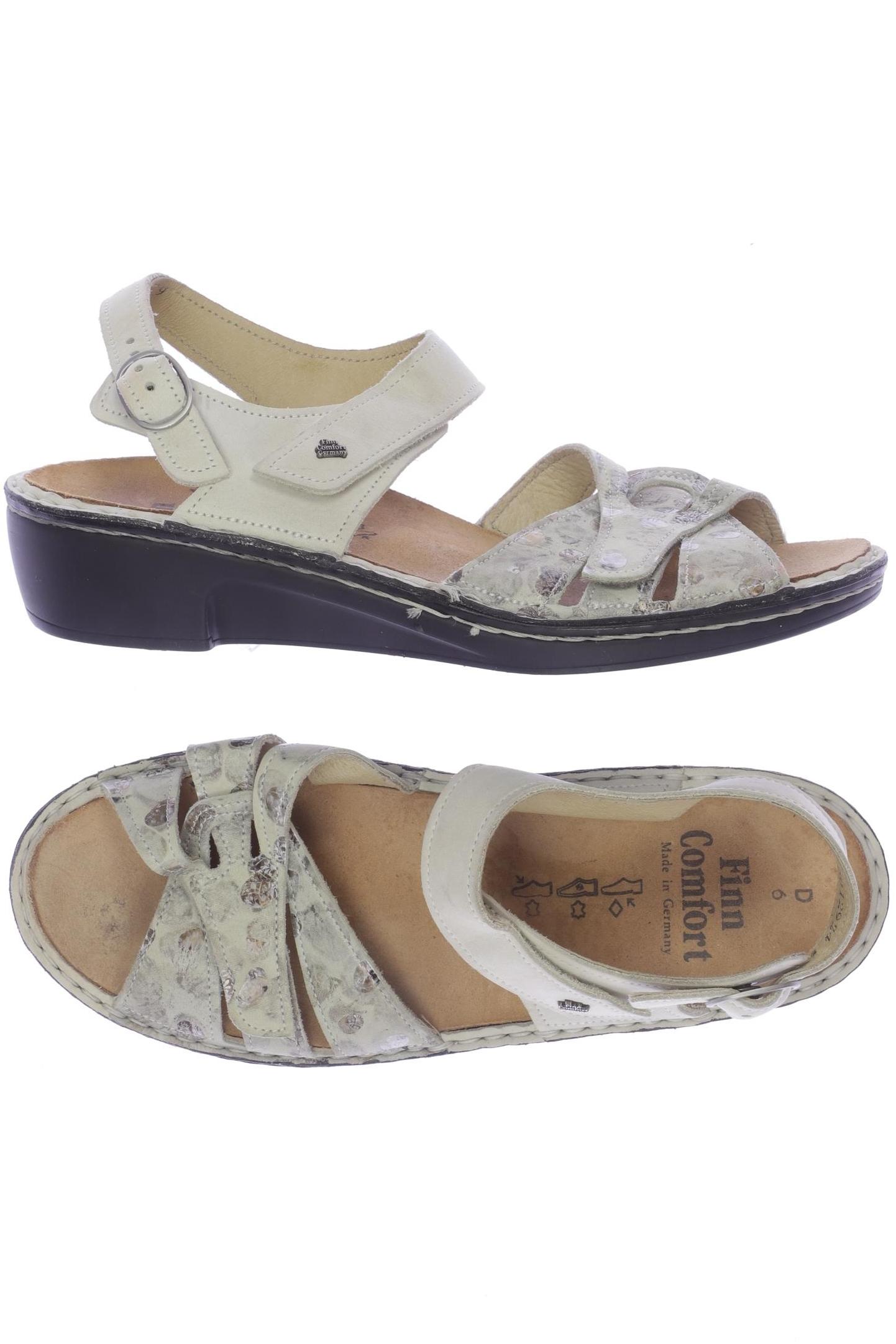 

Finn comfort Damen Sandale, cremeweiß, Gr. 6