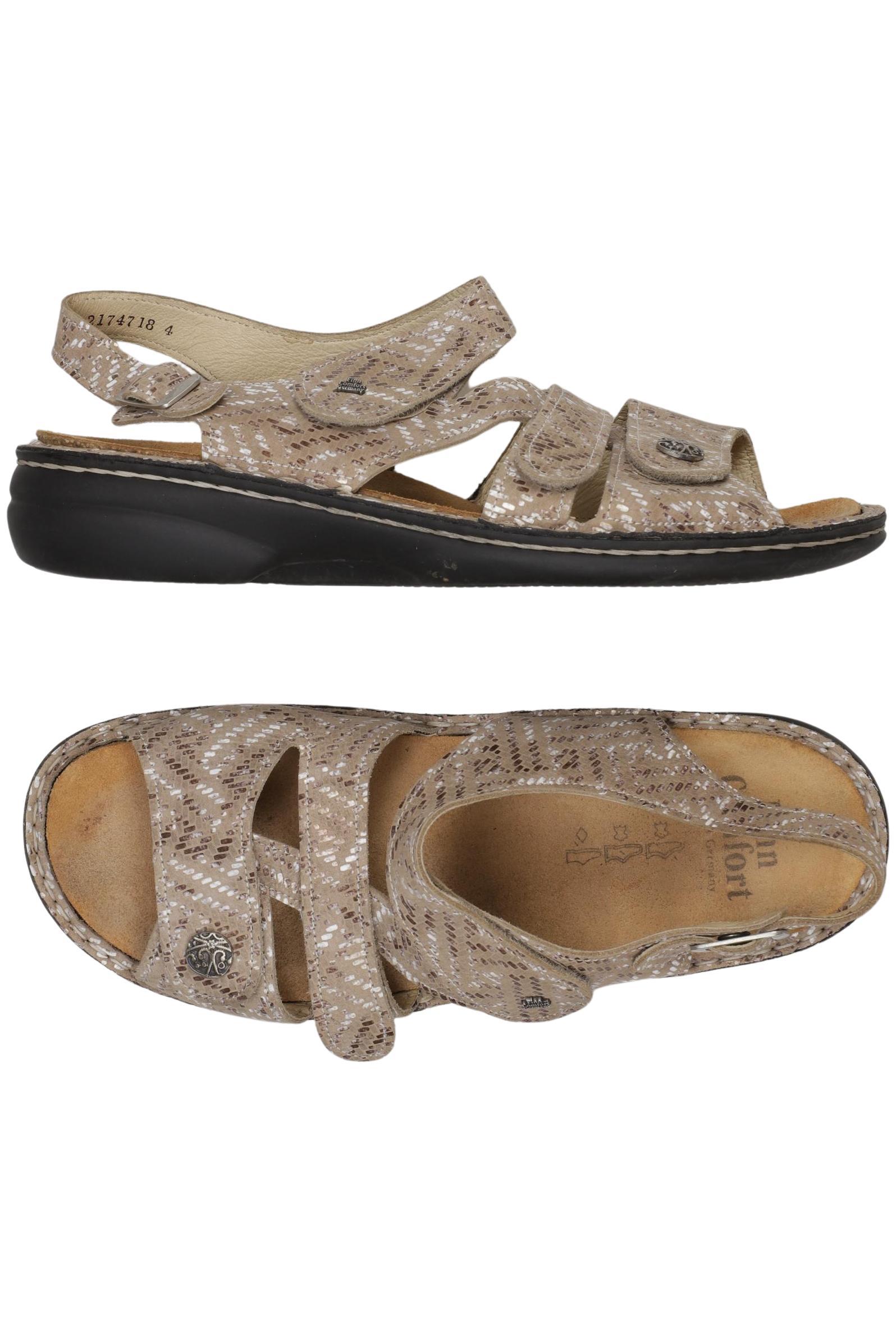 

Finn comfort Damen Sandale, beige, Gr. 42