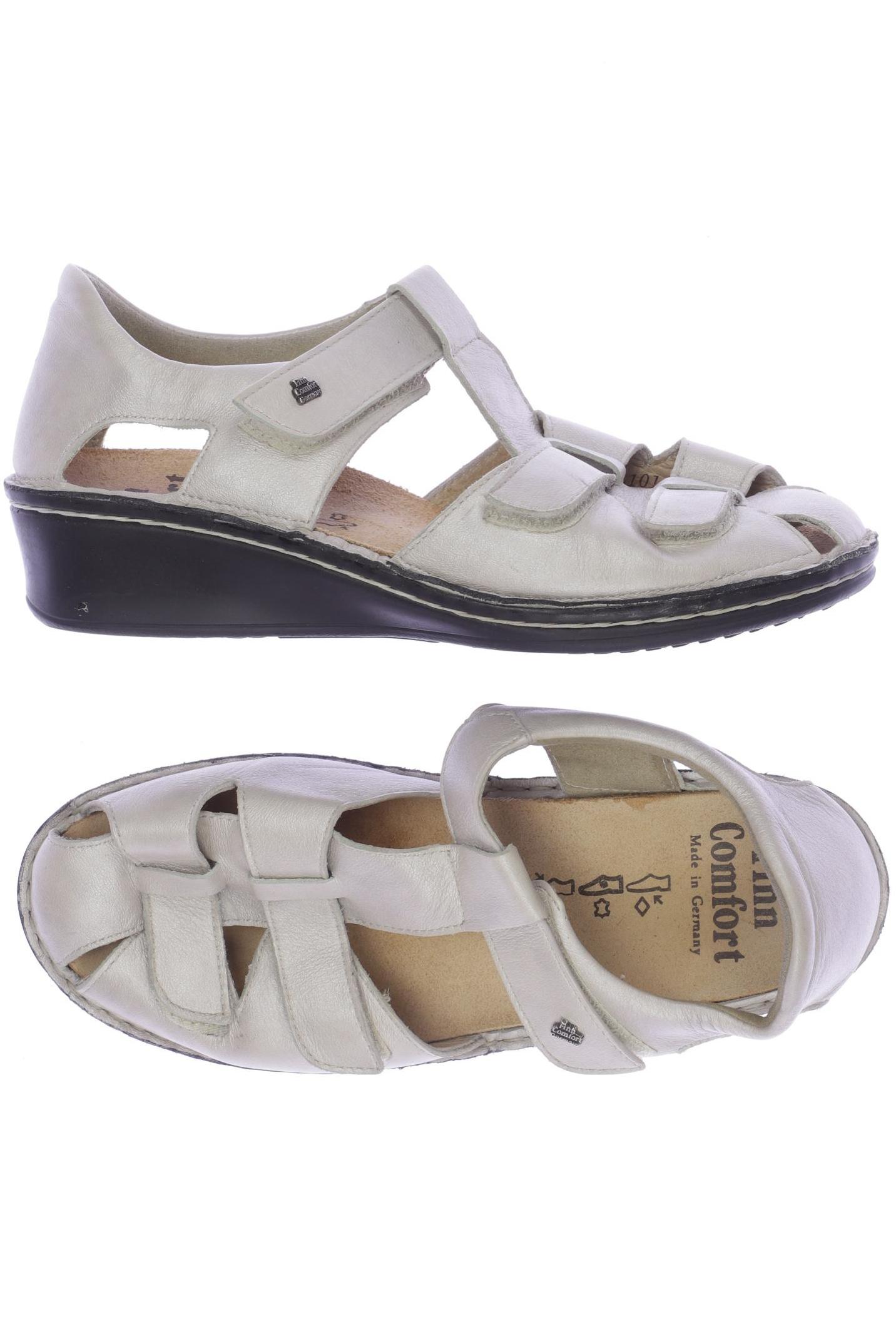 

Finn comfort Damen Sandale, beige, Gr. 4