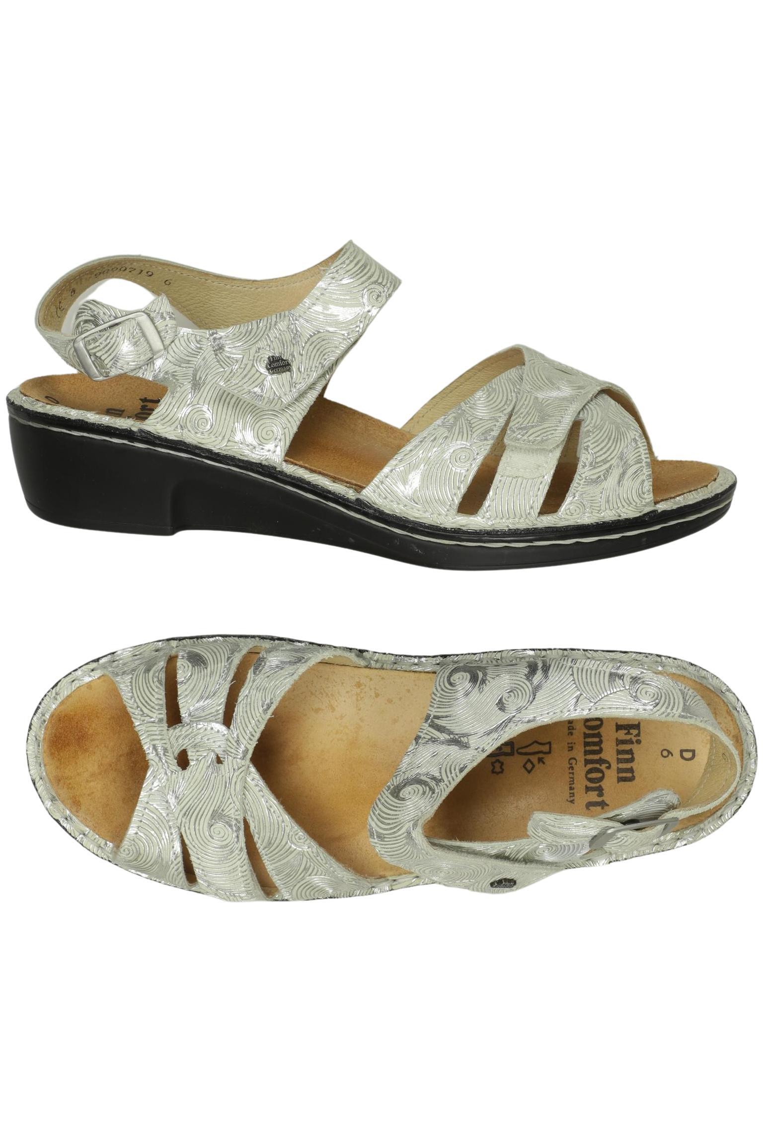 

Finn comfort Damen Sandale, cremeweiß, Gr. 6