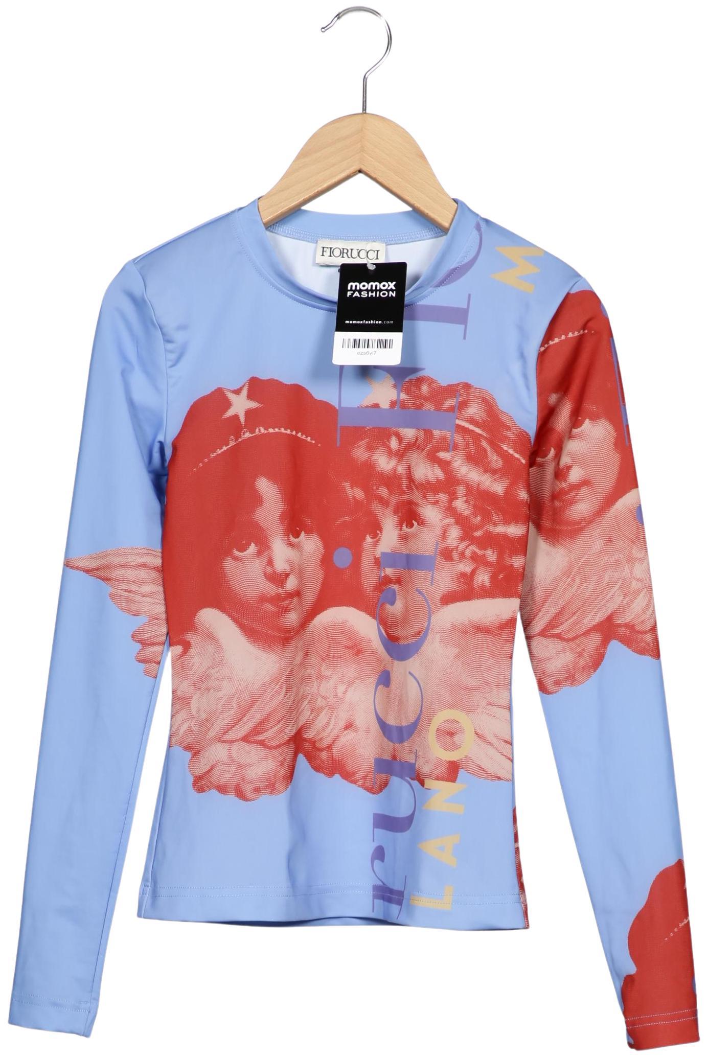 

Fiorucci Damen Langarmshirt, hellblau, Gr. 34