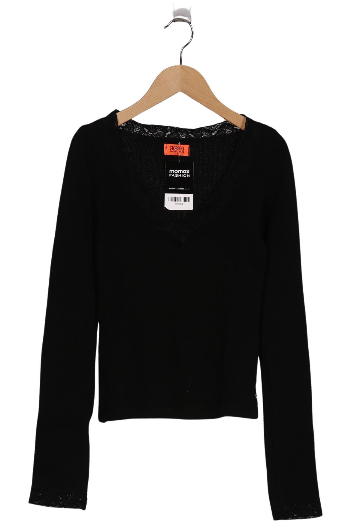 

Fiorucci Damen Langarmshirt, schwarz, Gr. 36