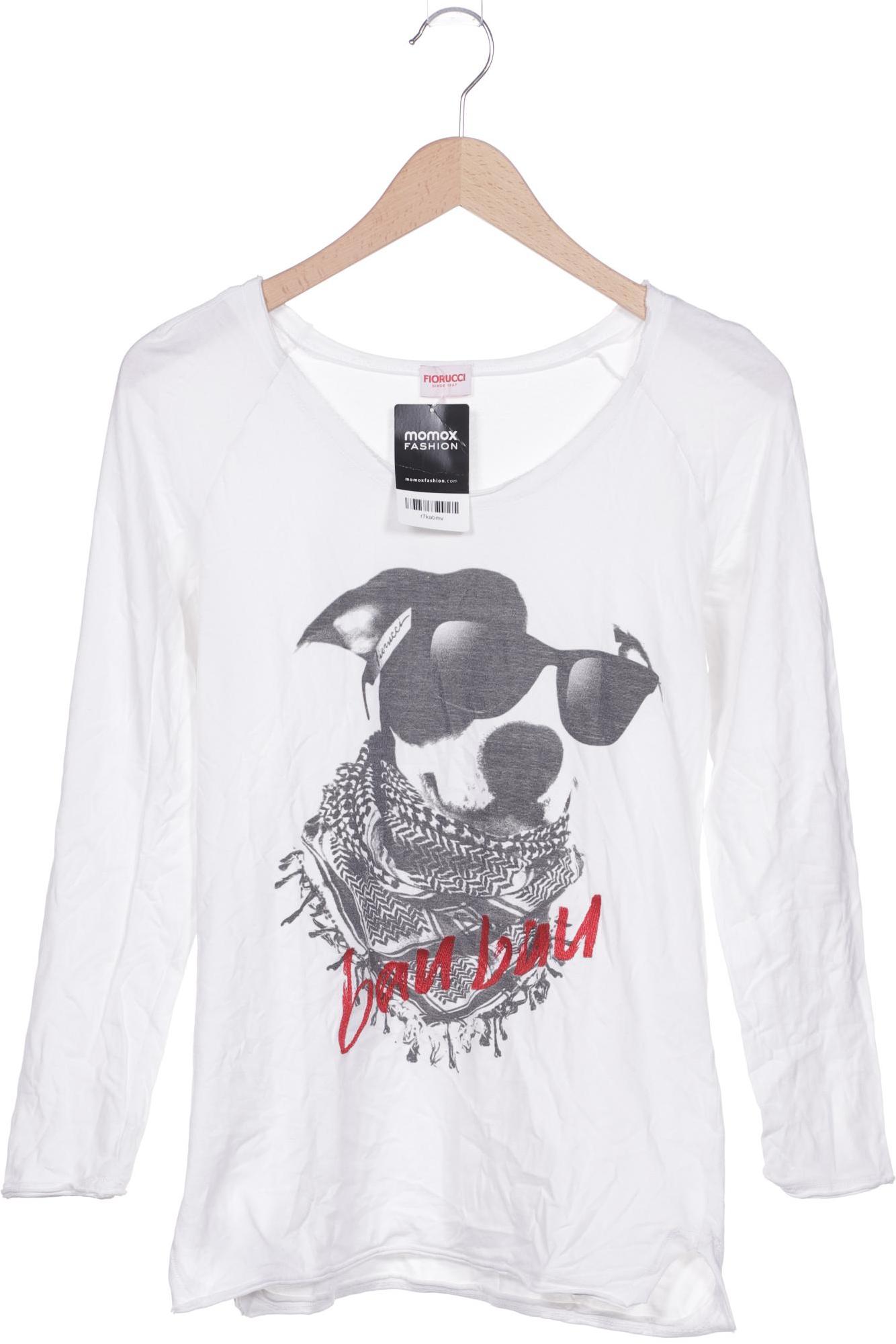 

Fiorucci Damen Langarmshirt, weiß, Gr. 36