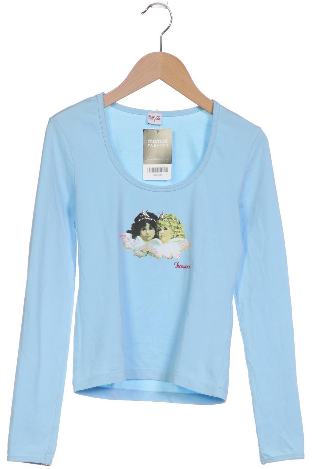 

Fiorucci Damen Langarmshirt, hellblau, Gr. 34