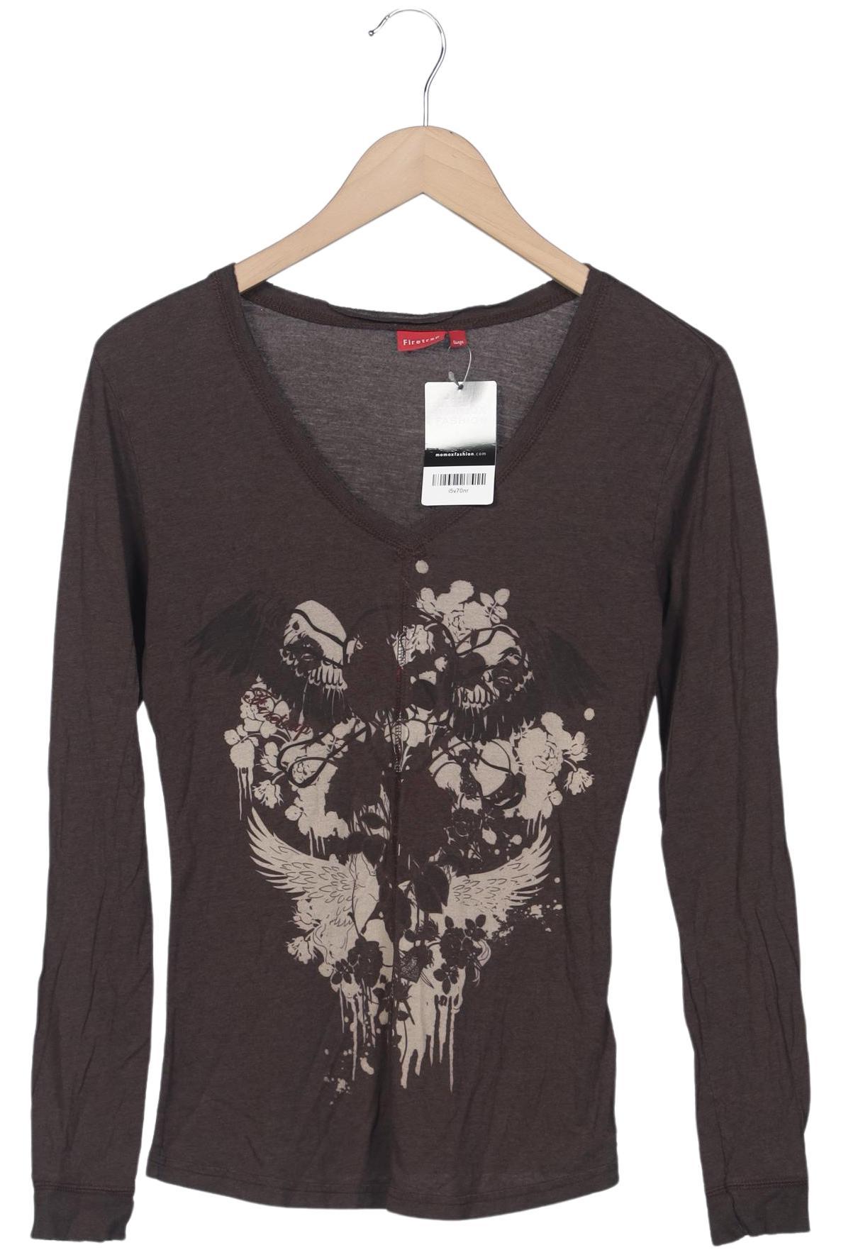 

Firetrap Damen Langarmshirt, braun, Gr. 42