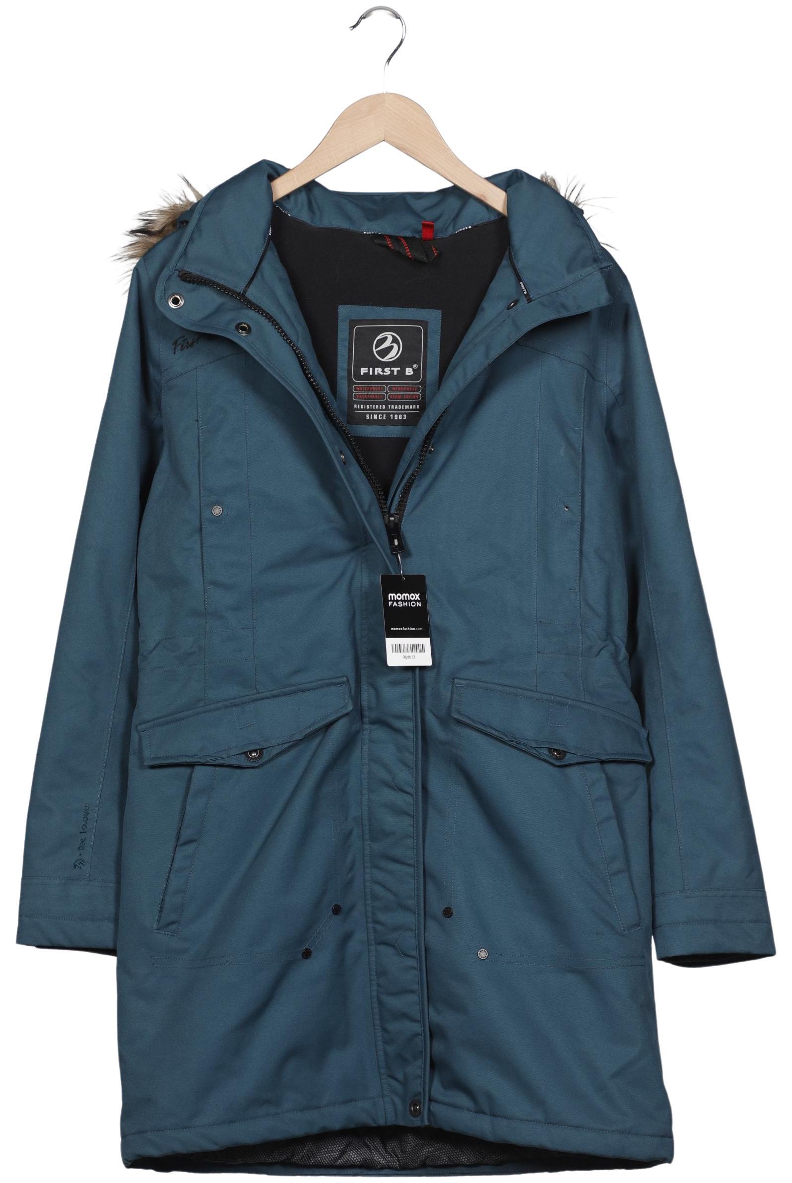 

First B Damen Mantel, türkis, Gr. 38