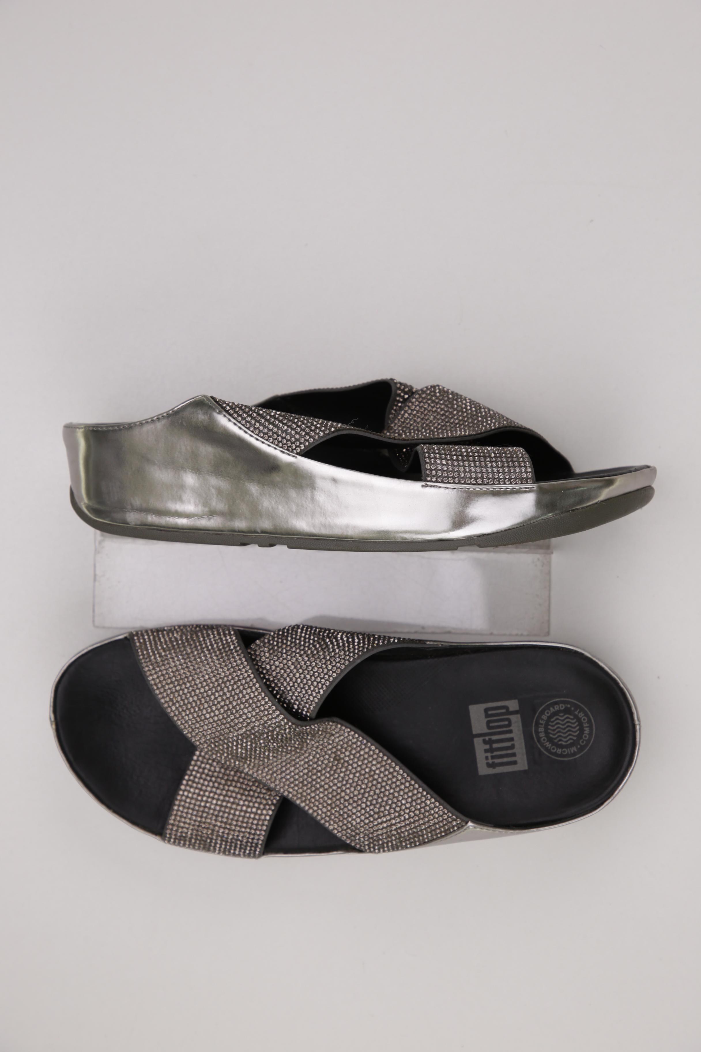 

FitFlop Damen Sandale, silber, Gr. 38