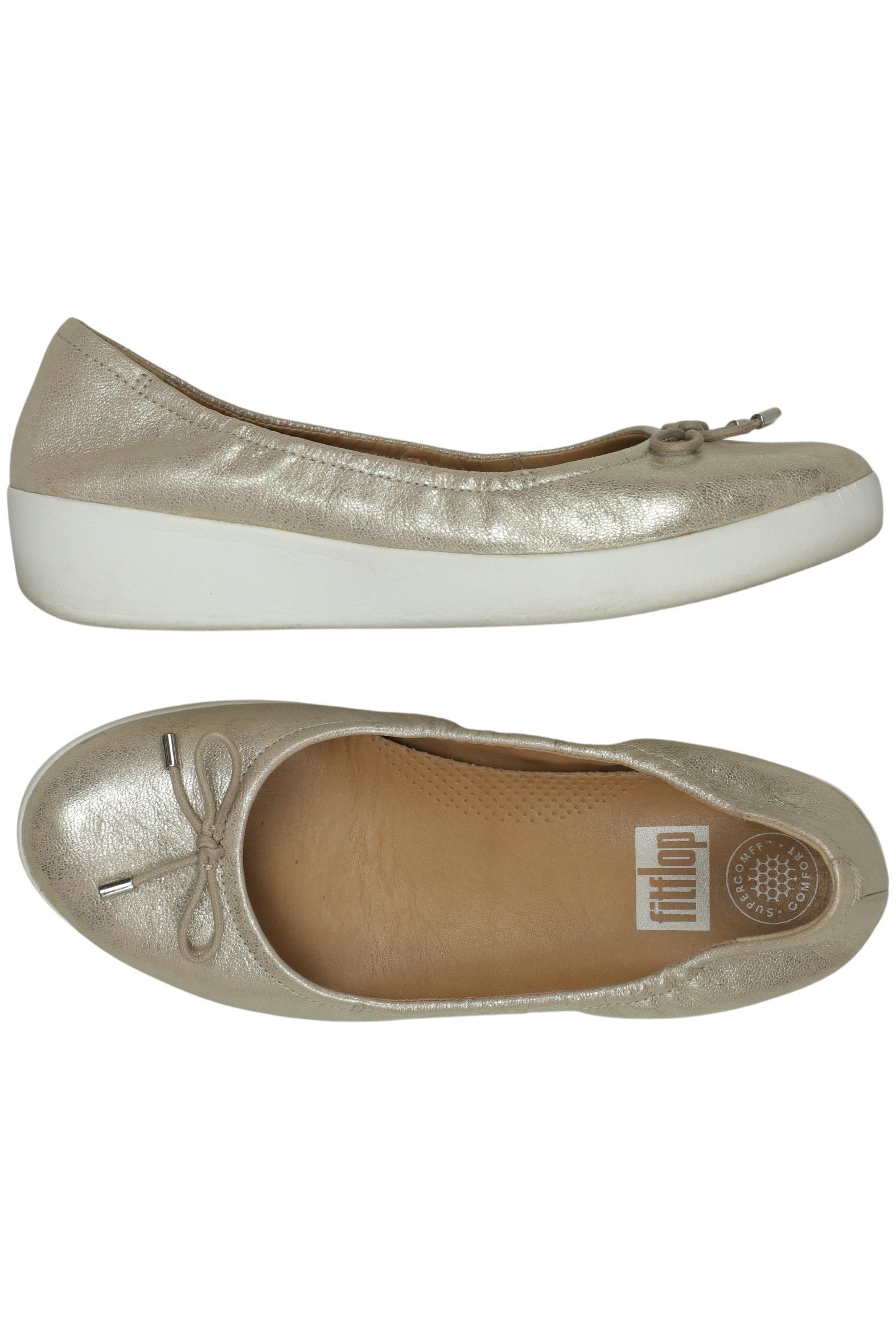 

FitFlop Damen Ballerinas, gold, Gr. 38