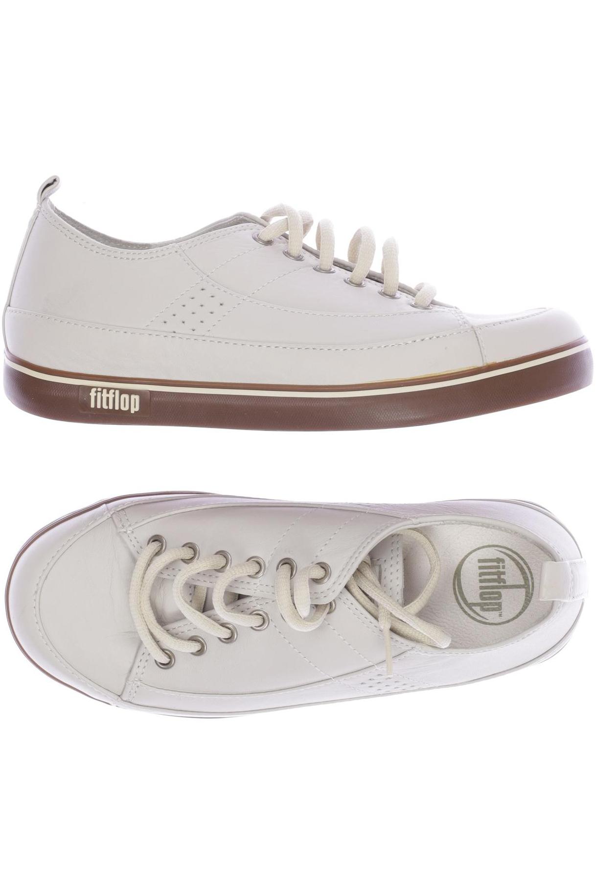 

FitFlop Damen Halbschuh, cremeweiß, Gr. 36