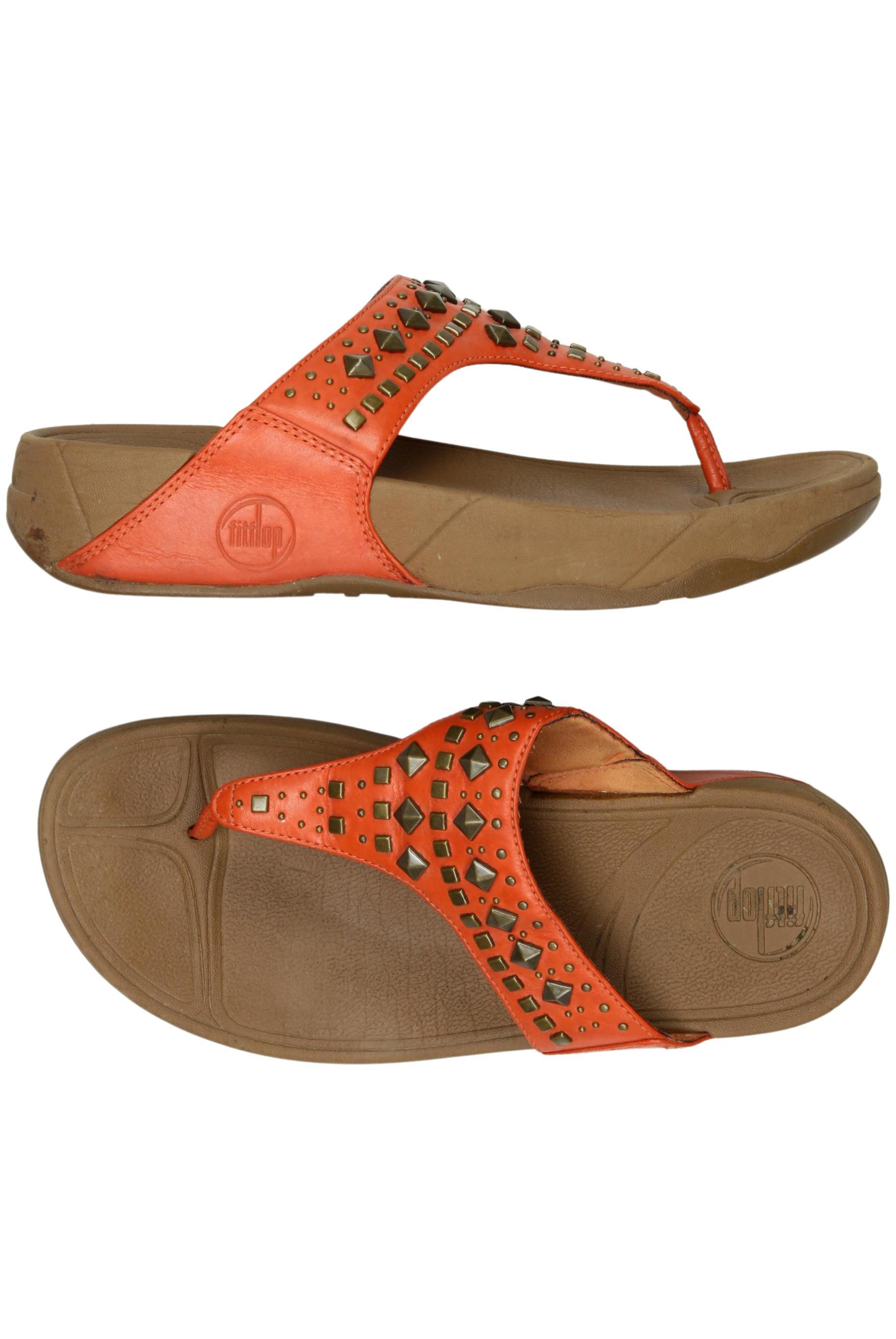 

FitFlop Damen Sandale, orange, Gr. 38