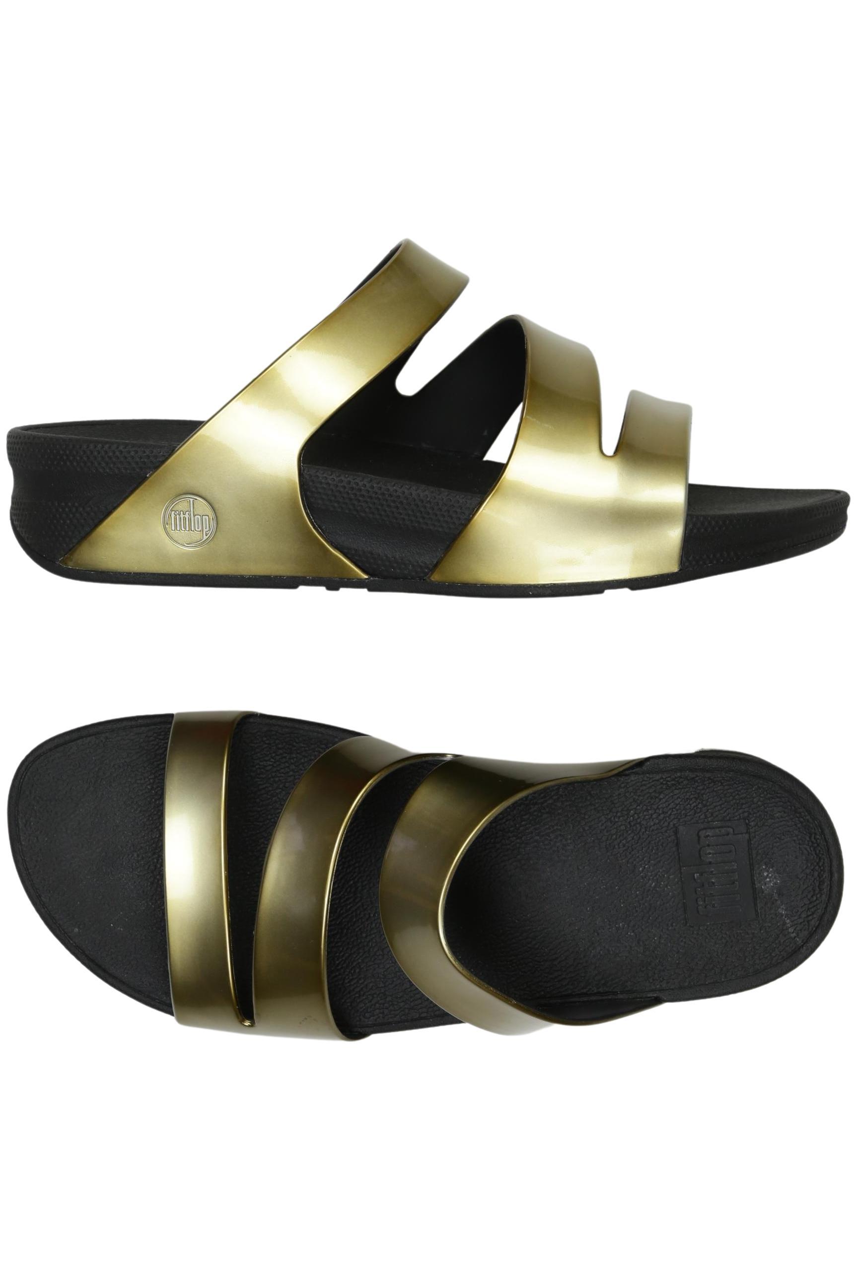 

FitFlop Damen Sandale, gold, Gr. 40