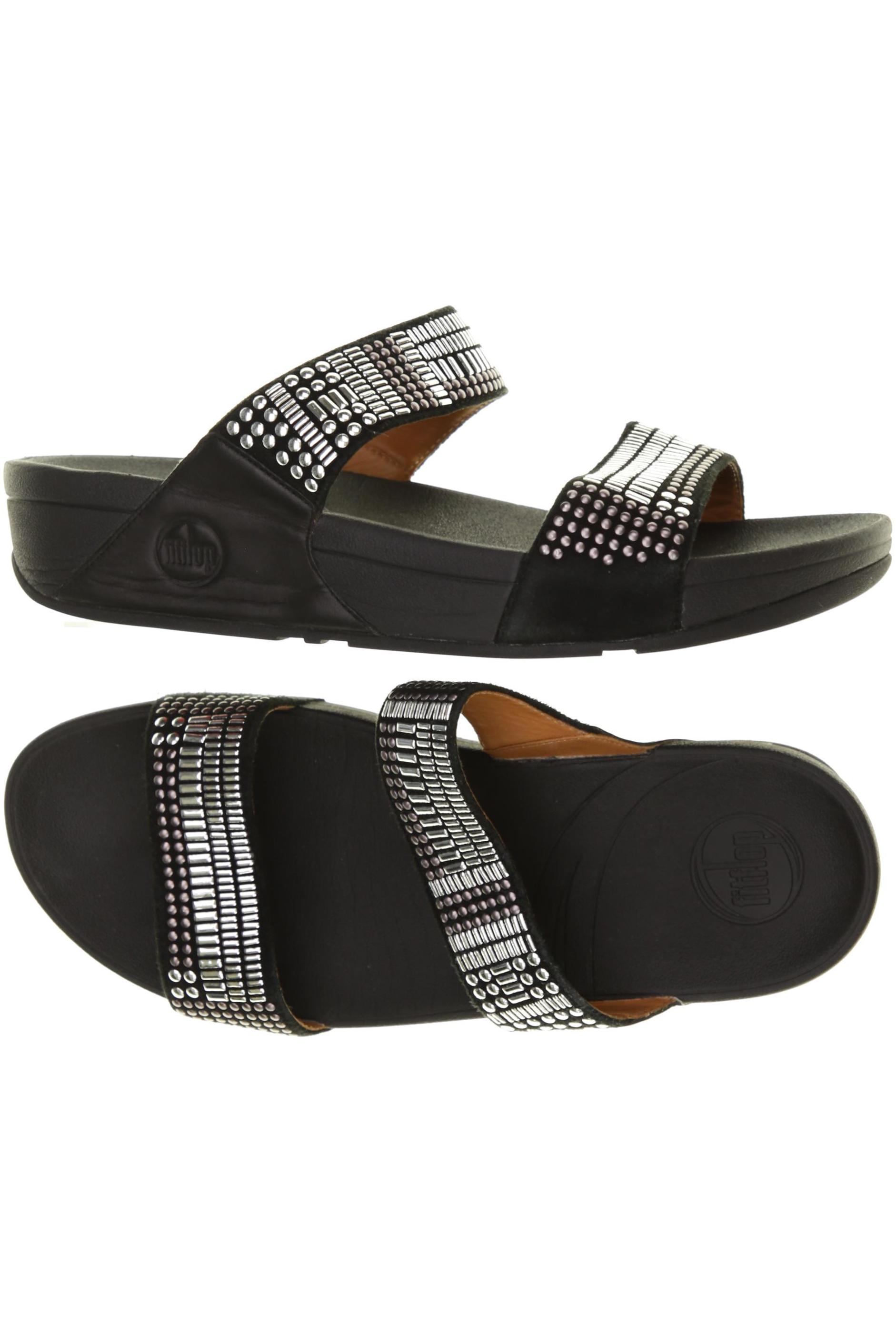 

FitFlop Damen Sandale, schwarz, Gr. 6.5