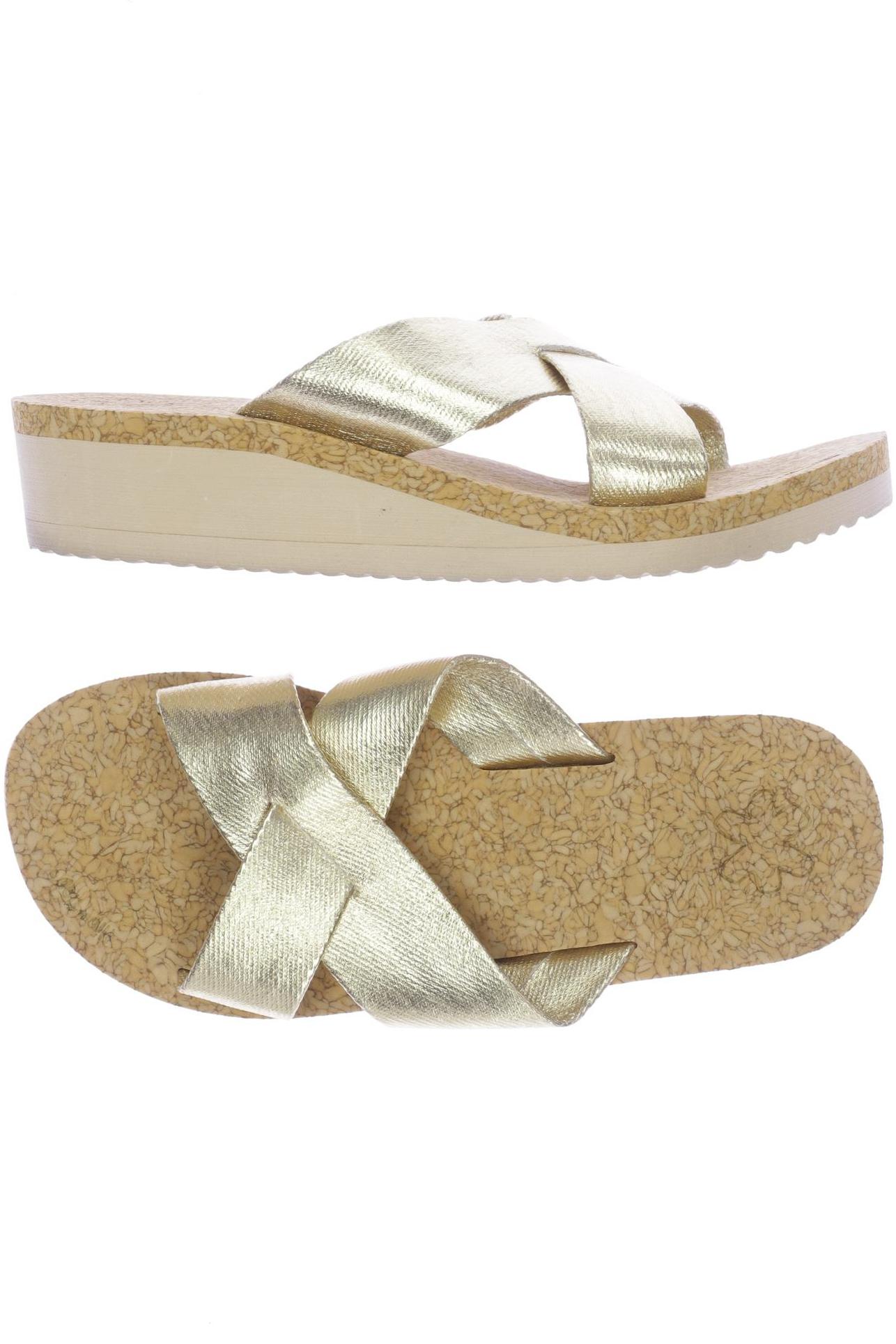 

FitFlop Damen Sandale, gold, Gr. 37