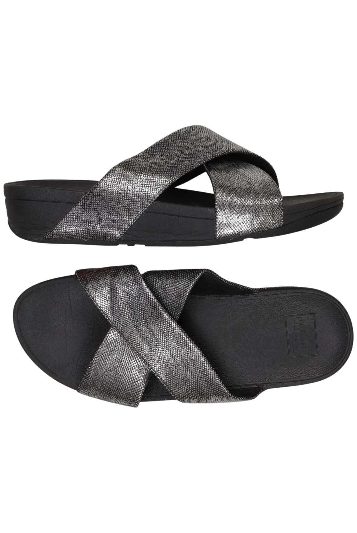 

FitFlop Damen Sandale, silber, Gr. 40