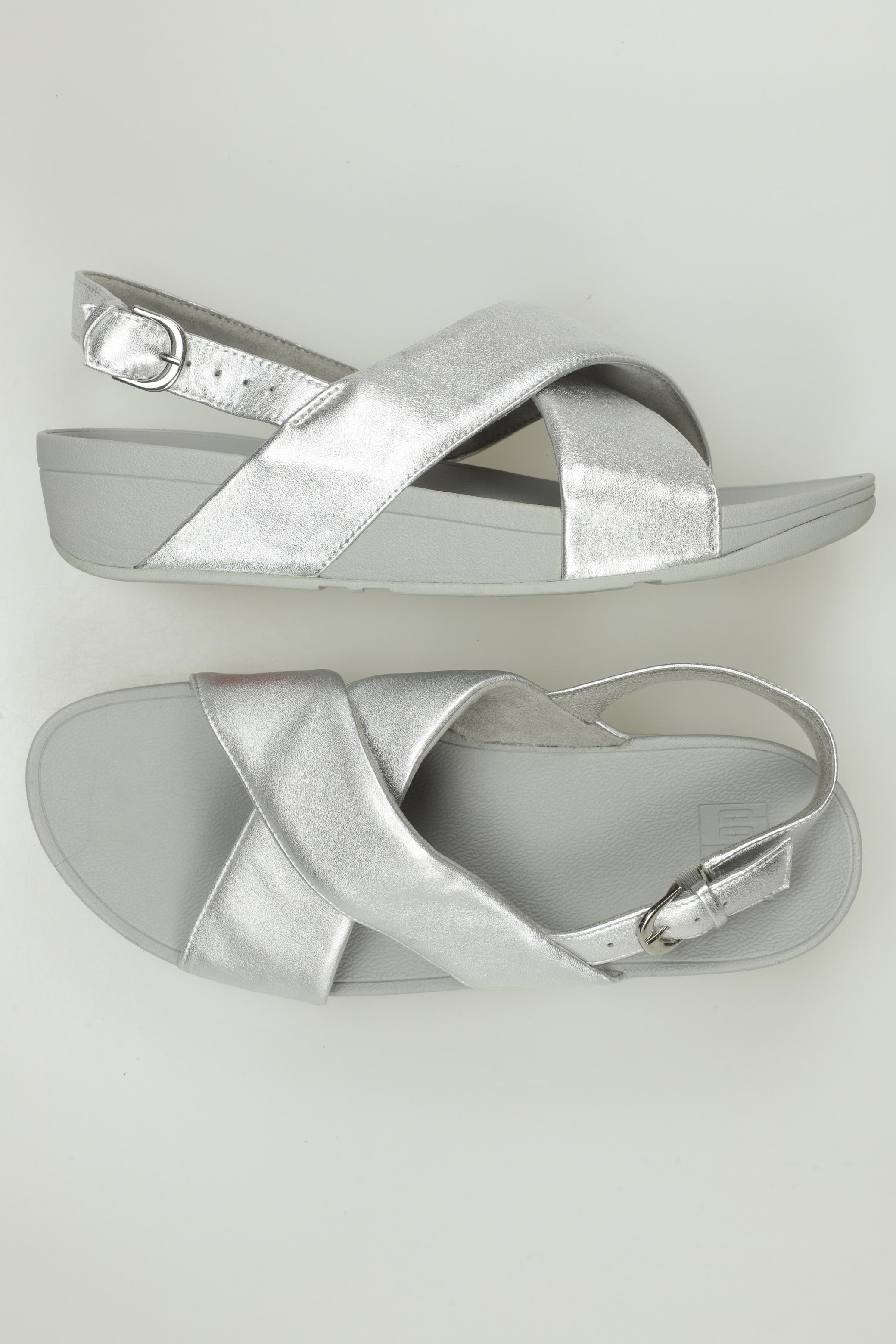 

FitFlop Damen Sandale, silber, Gr. 42