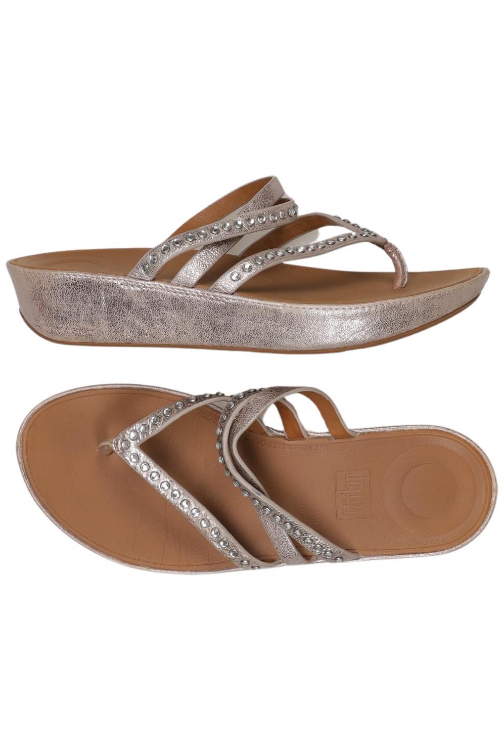 

FitFlop Damen Sandale, silber, Gr. 38