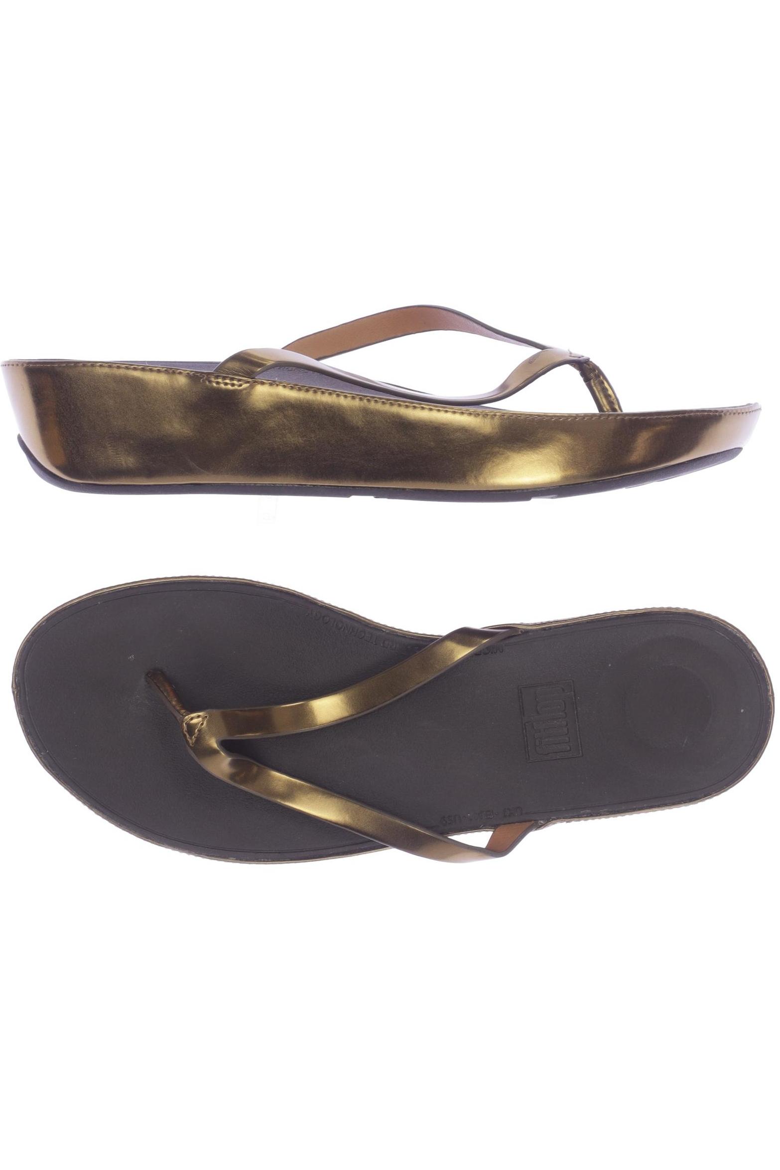 

FitFlop Damen Sandale, gold, Gr. 41