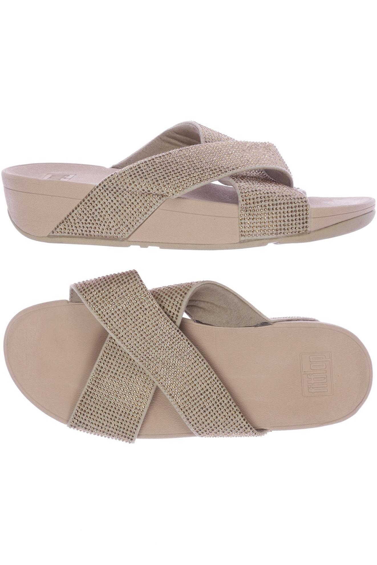 

FitFlop Damen Sandale, beige, Gr. 40