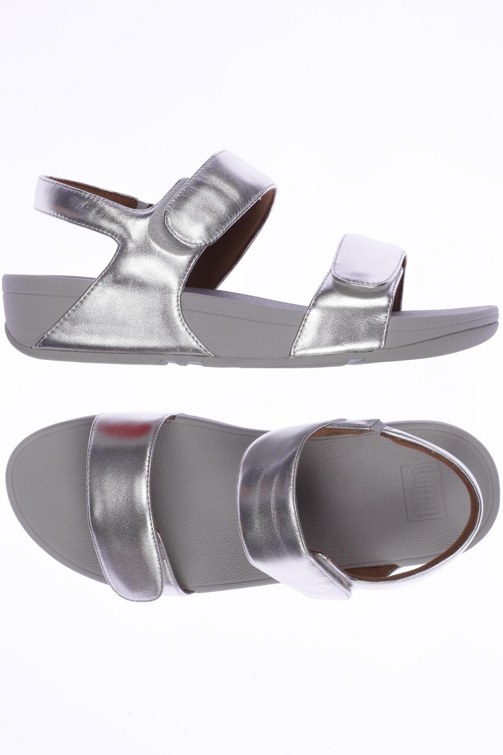 

FitFlop Damen Sandale, silber, Gr. 42