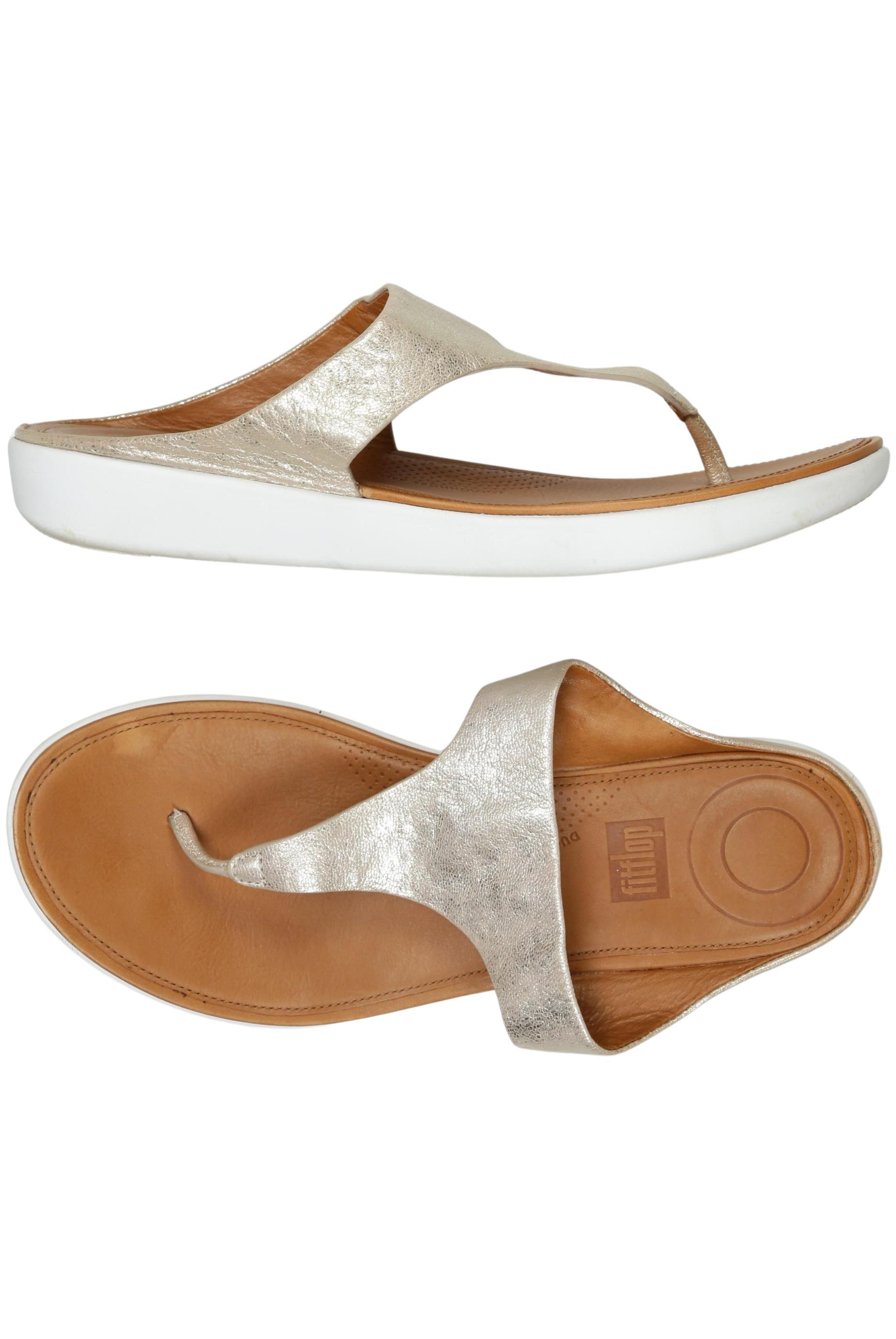 

FitFlop Damen Sandale, silber, Gr. 39