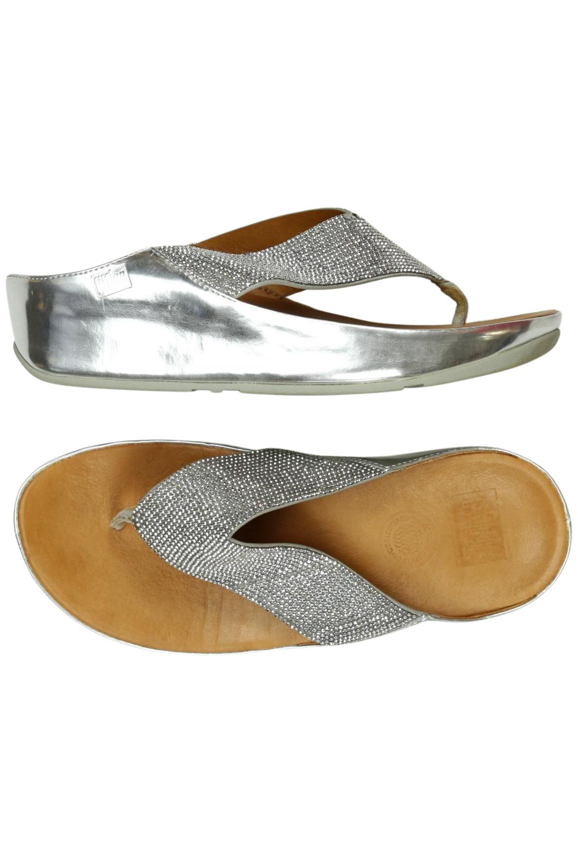 

FitFlop Damen Sandale, silber, Gr. 37