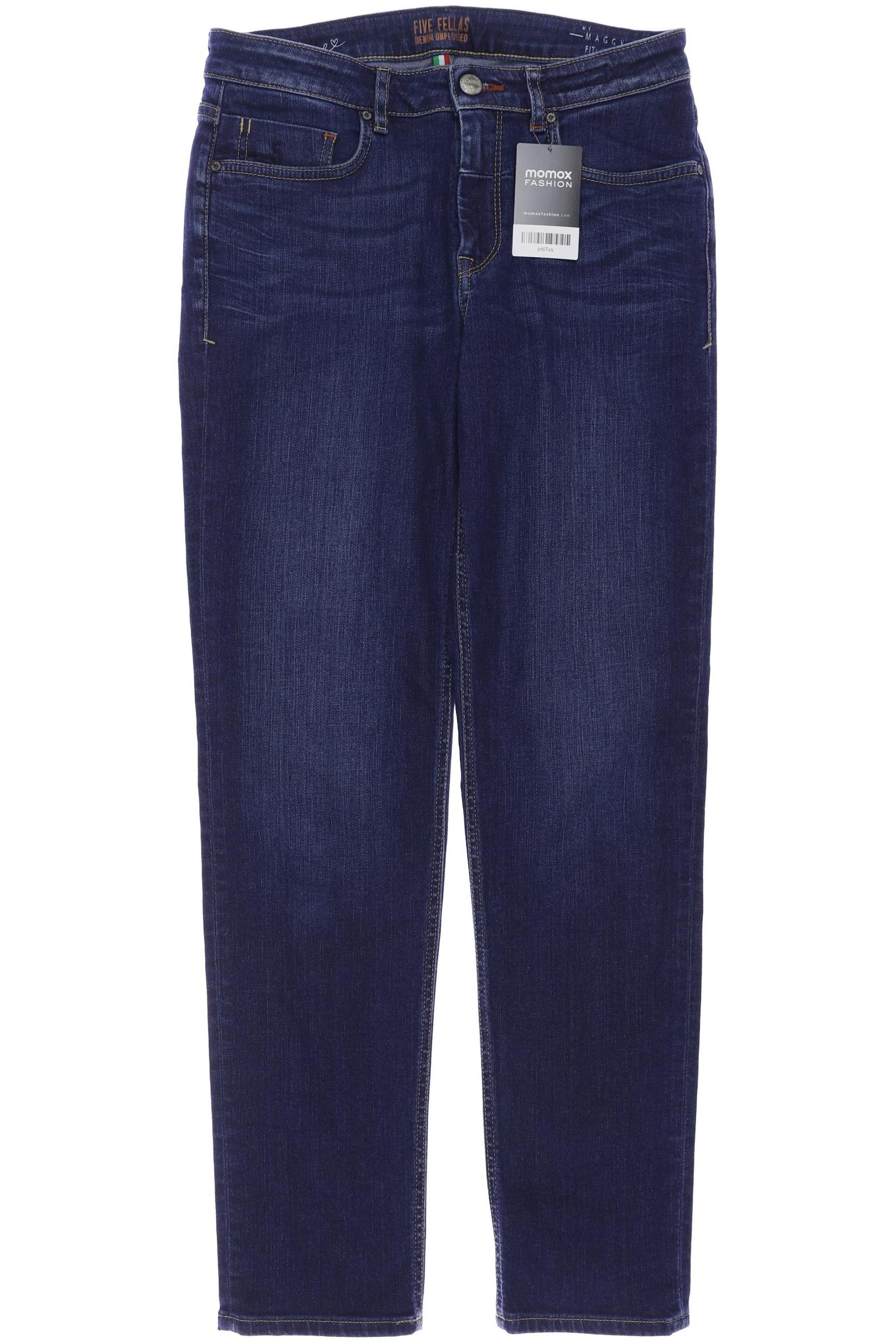 

FIVE FELLAS Damen Jeans, marineblau