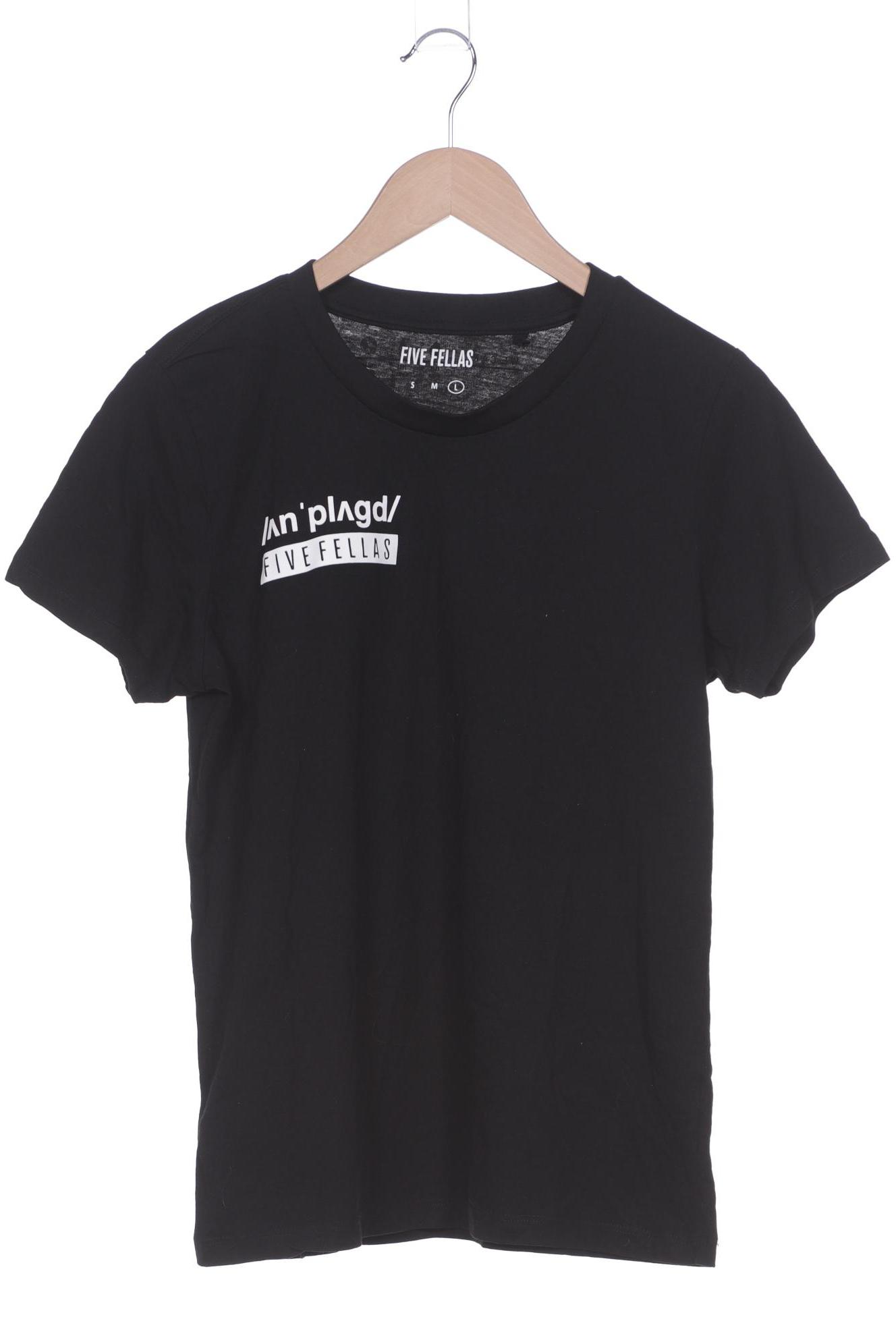 

Five Fellas Damen T-Shirt, schwarz, Gr. 42