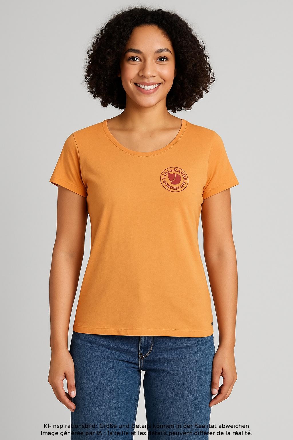 

Fjällräven Damen T-Shirt, orange, Gr. 42