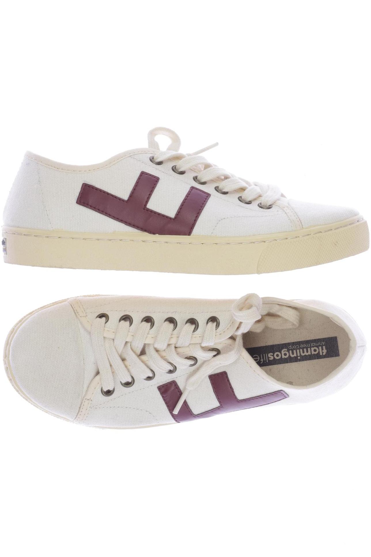 

flamingos' life Damen Sneakers, cremeweiß
