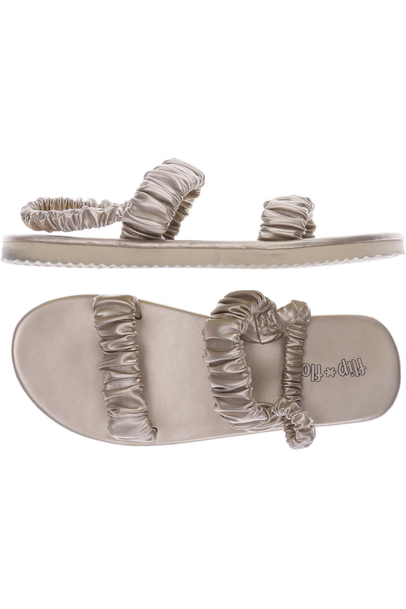 

Flip Flop Damen Sandale, gold