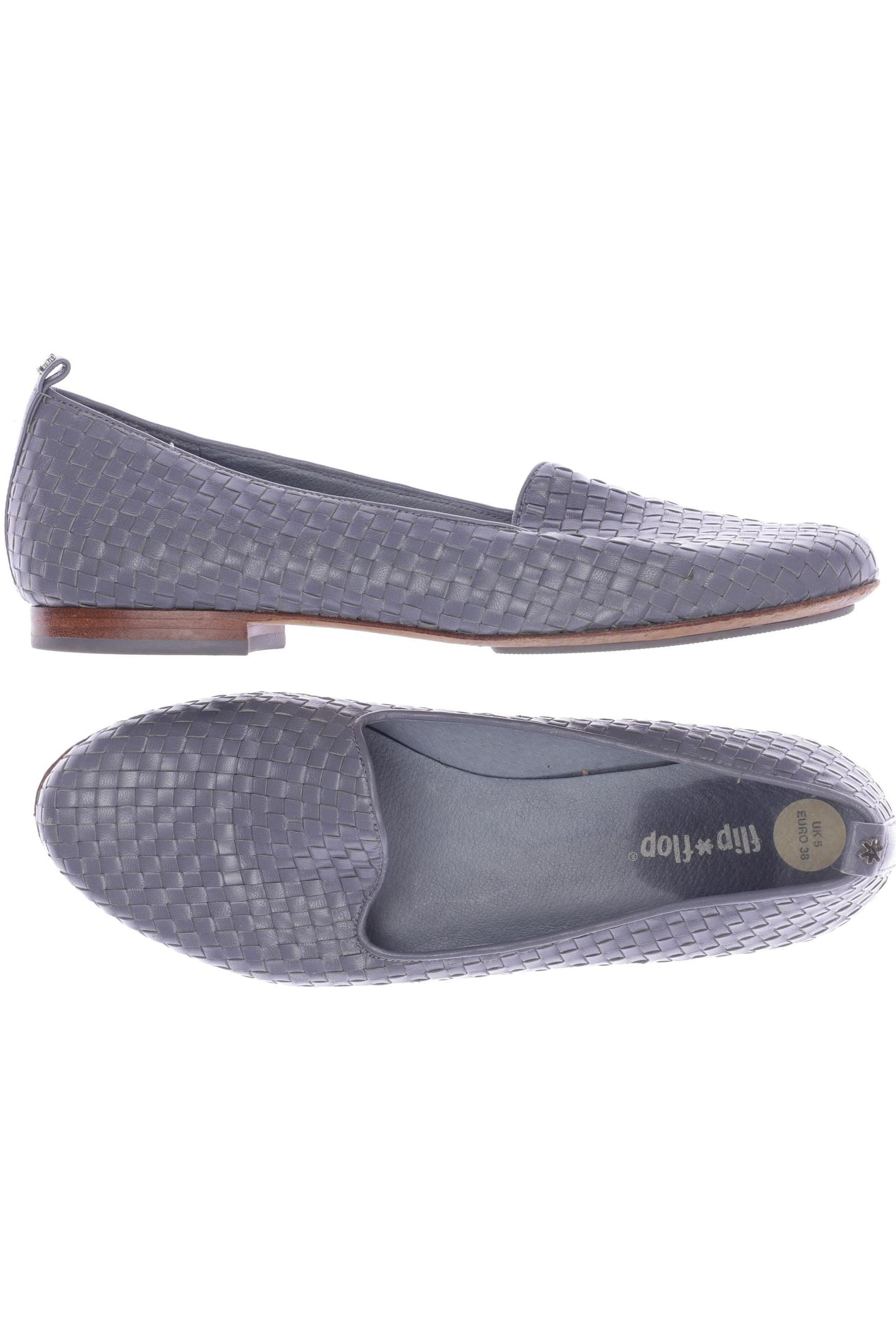 

Flip Flop Damen Ballerinas, blau