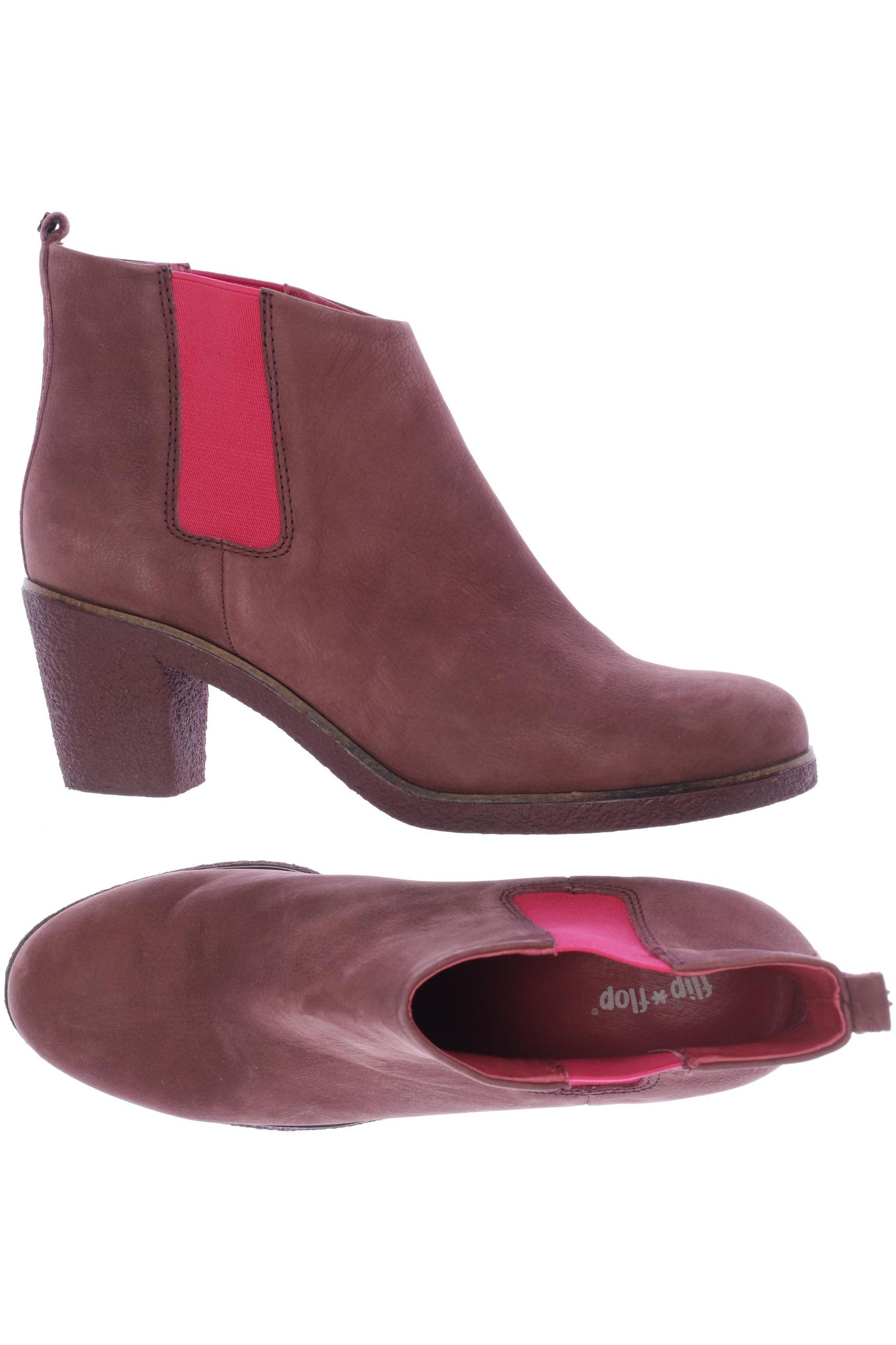 

Flip Flop Damen Stiefelette, bordeaux