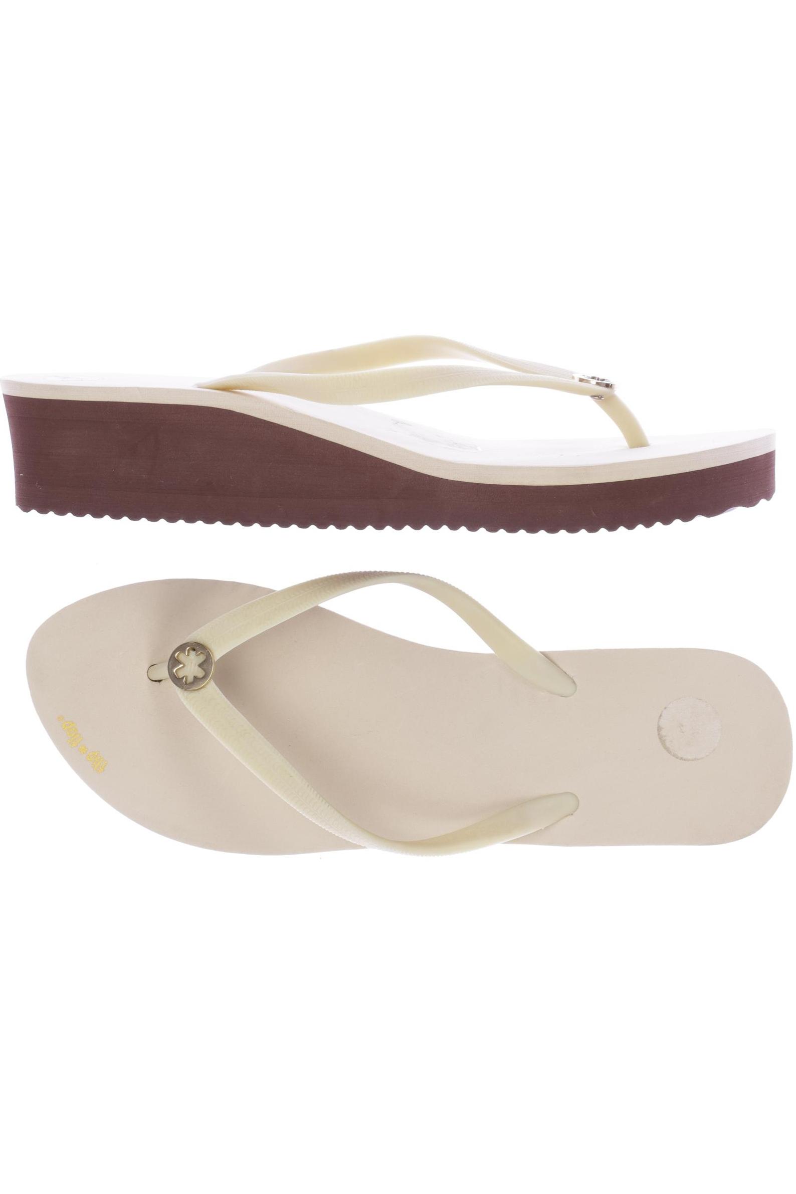 

Flip Flop Damen Sandale, cremeweiß, Gr. 41