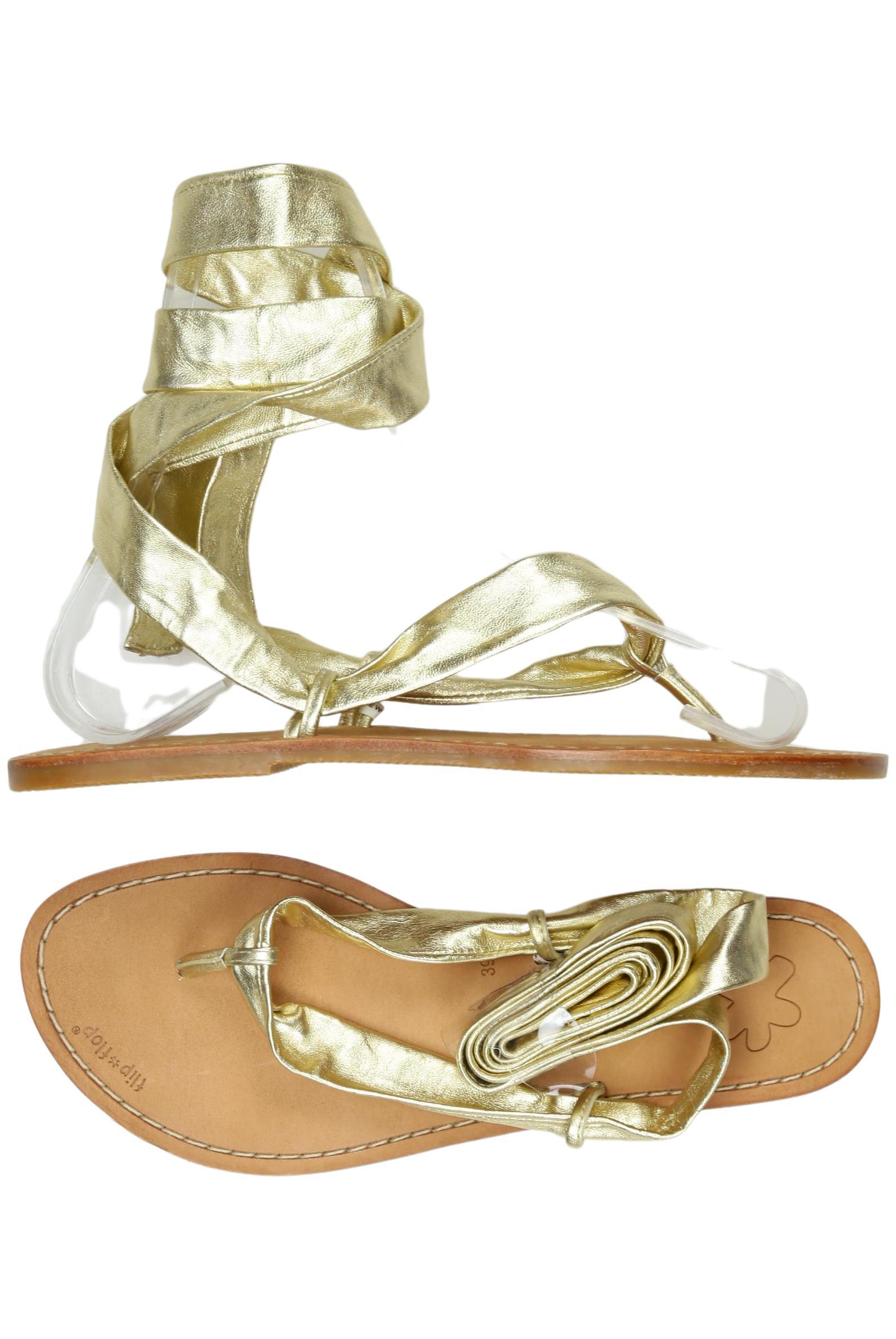 

flip*flop Damen Sandale, gold, Gr. 39