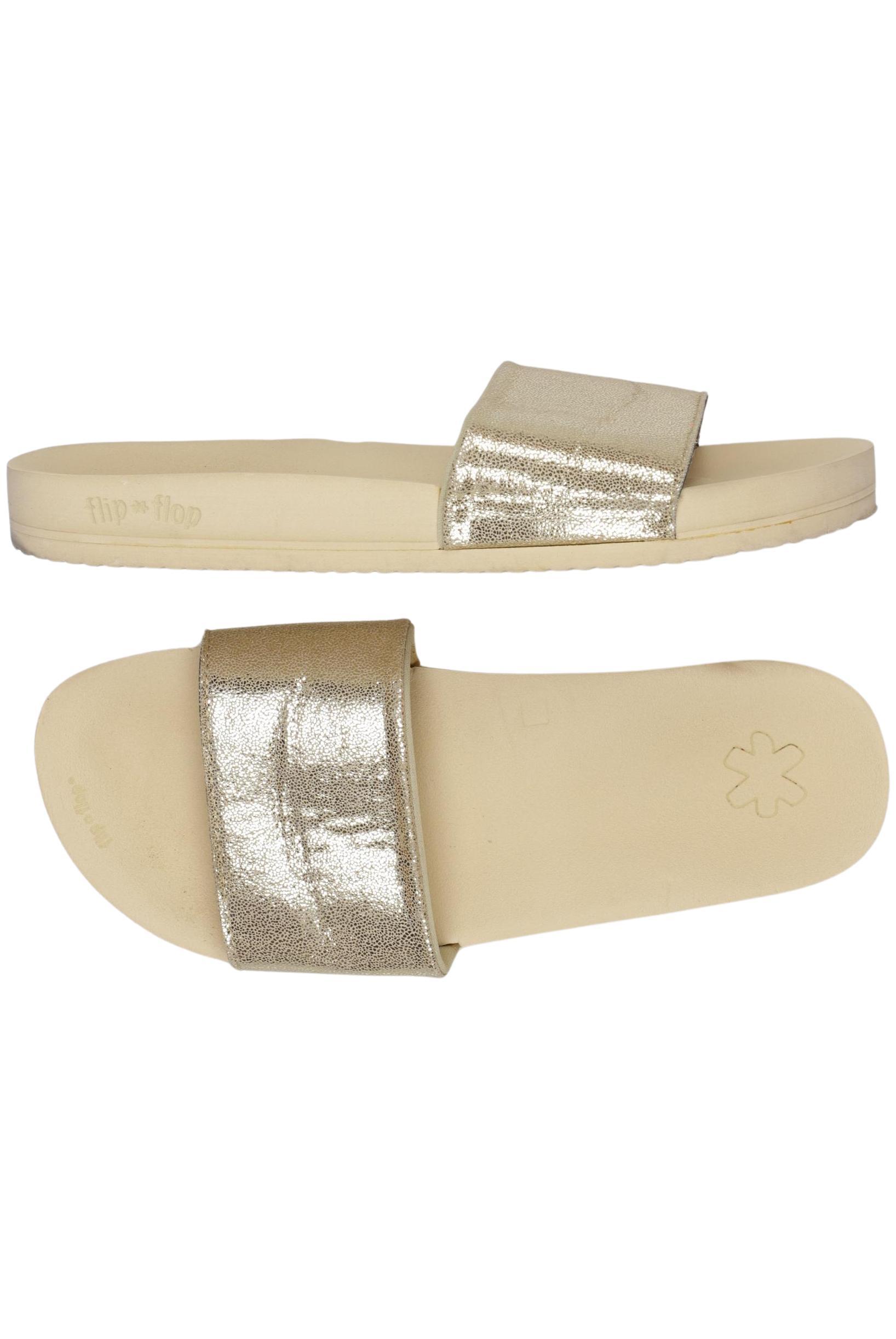 

flip*flop Damen Sandale, gold, Gr. 40