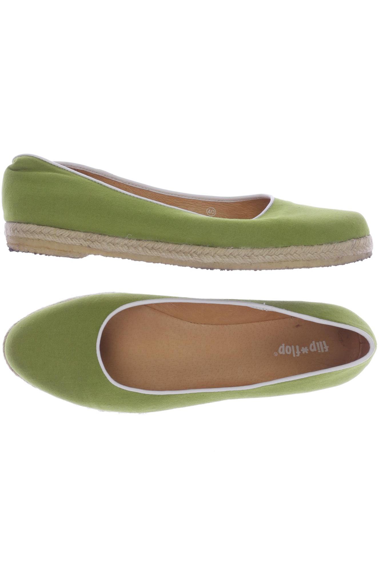 

Flip Flop Damen Ballerinas, grün