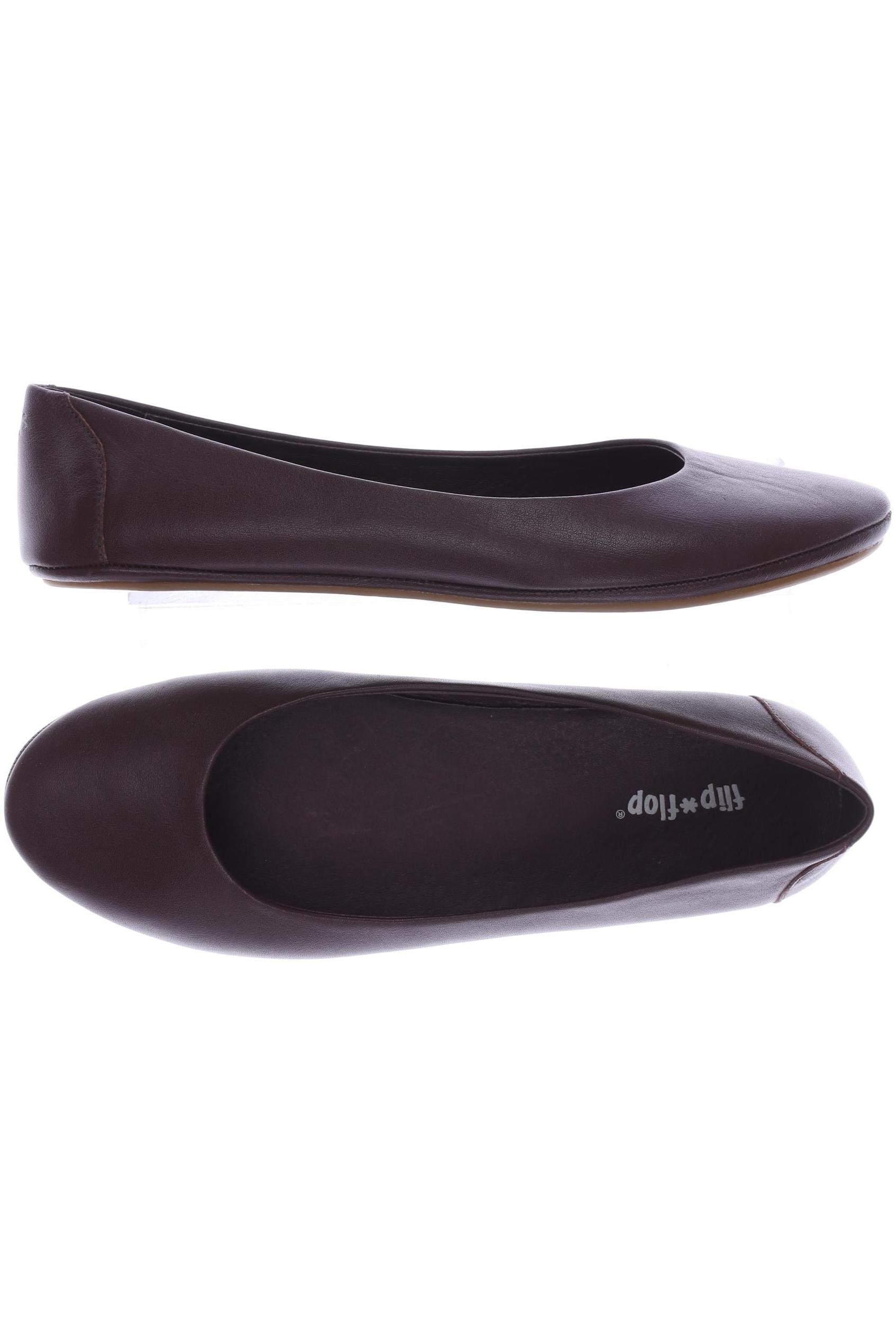 

Flip Flop Damen Ballerinas, bordeaux, Gr. 40